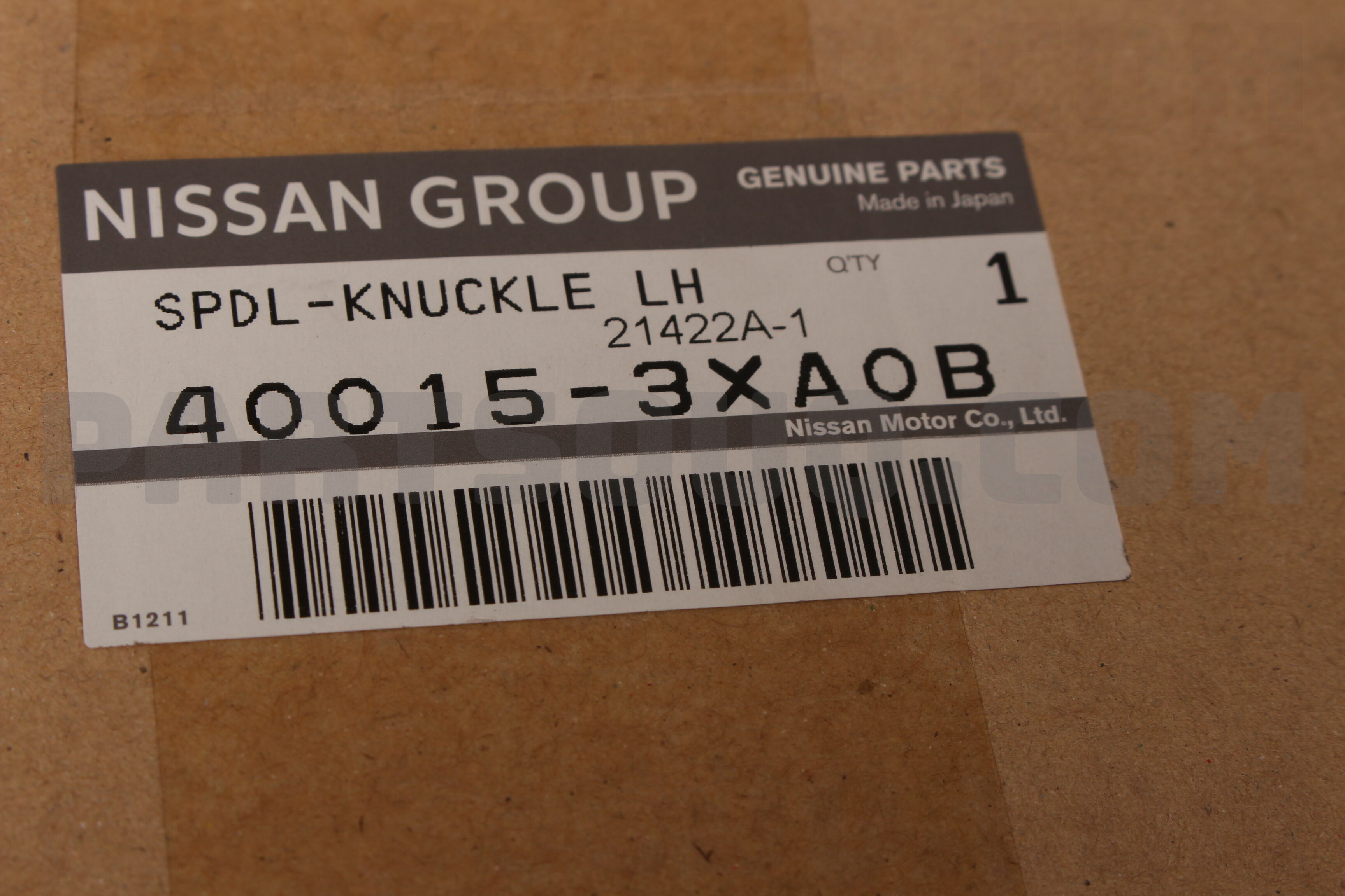 SPDL-KNU LH 400153XA0B | Nissan Parts | PartSouq