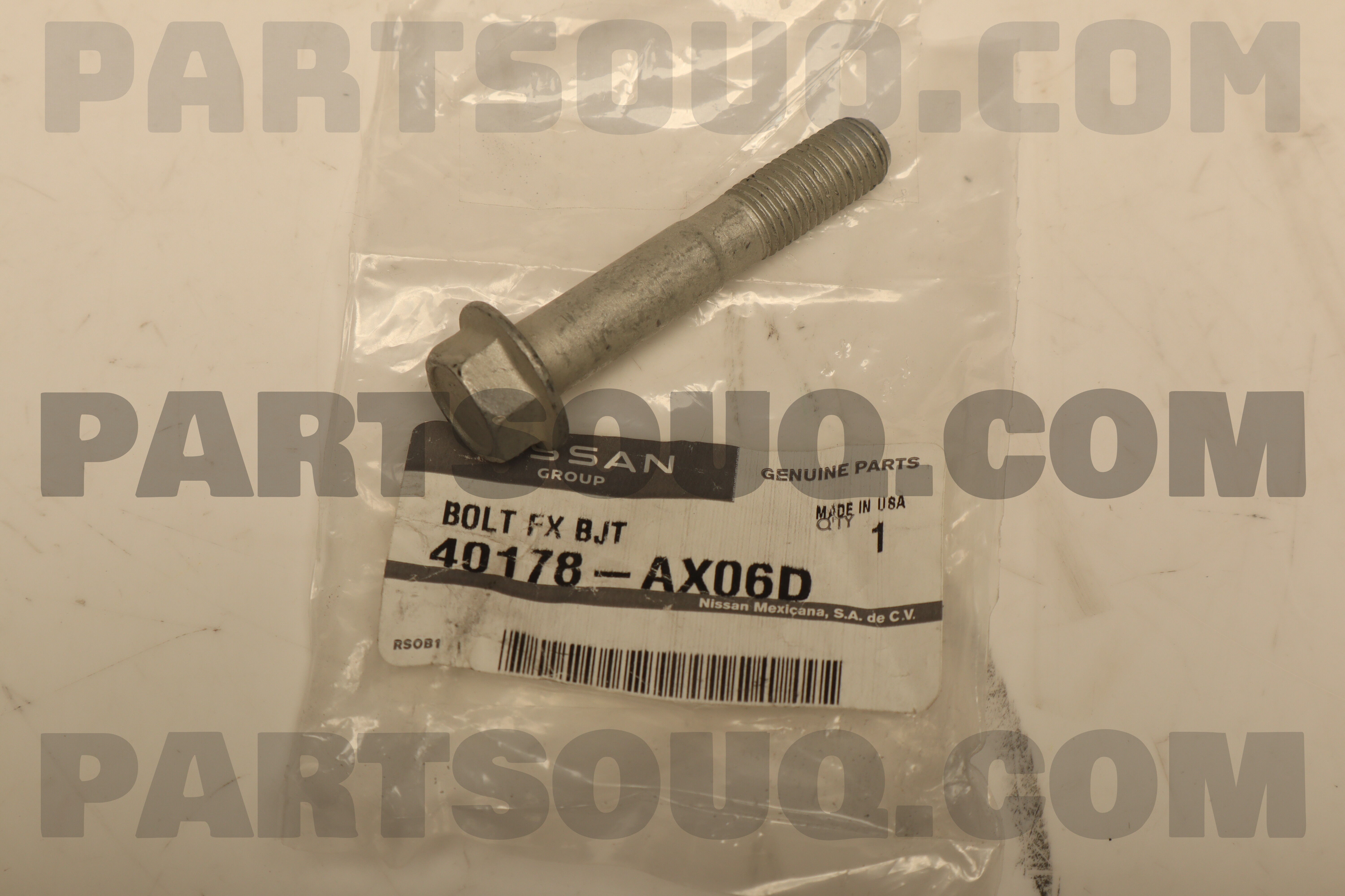 BOLT 40178AX06D | Nissan Parts | PartSouq