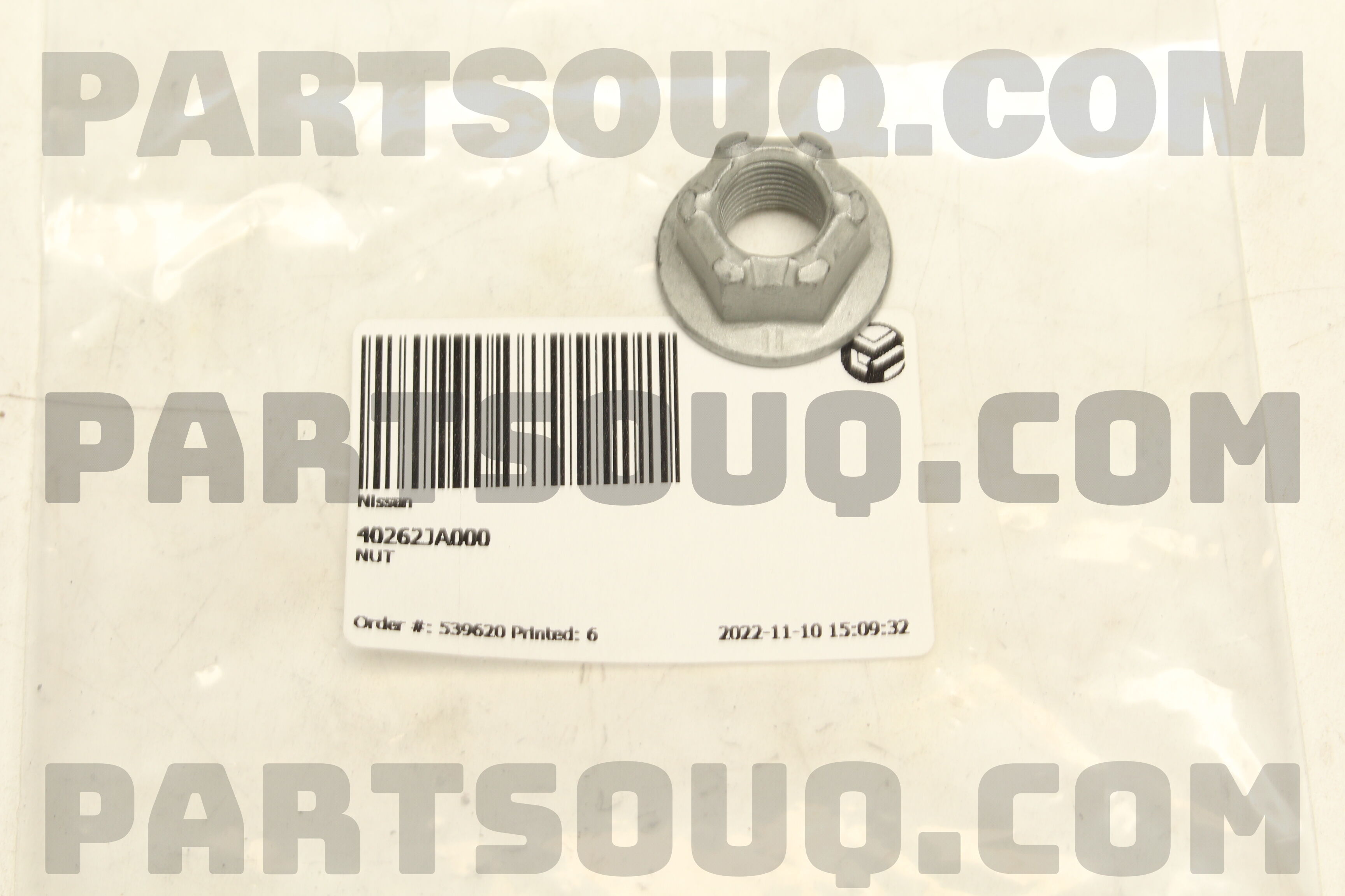 NUT 40262JA000 | Nissan Parts | PartSouq