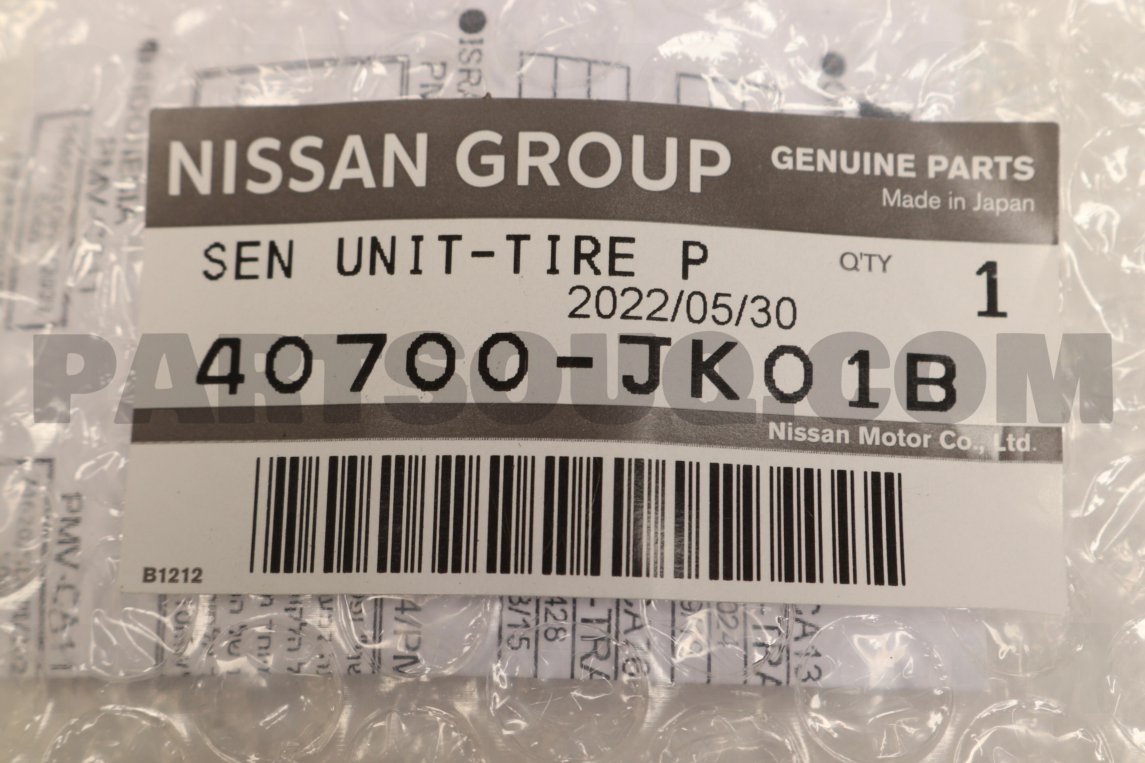 SENSOR UNIT TIR 40700JK01A Nissan Parts PartSouq