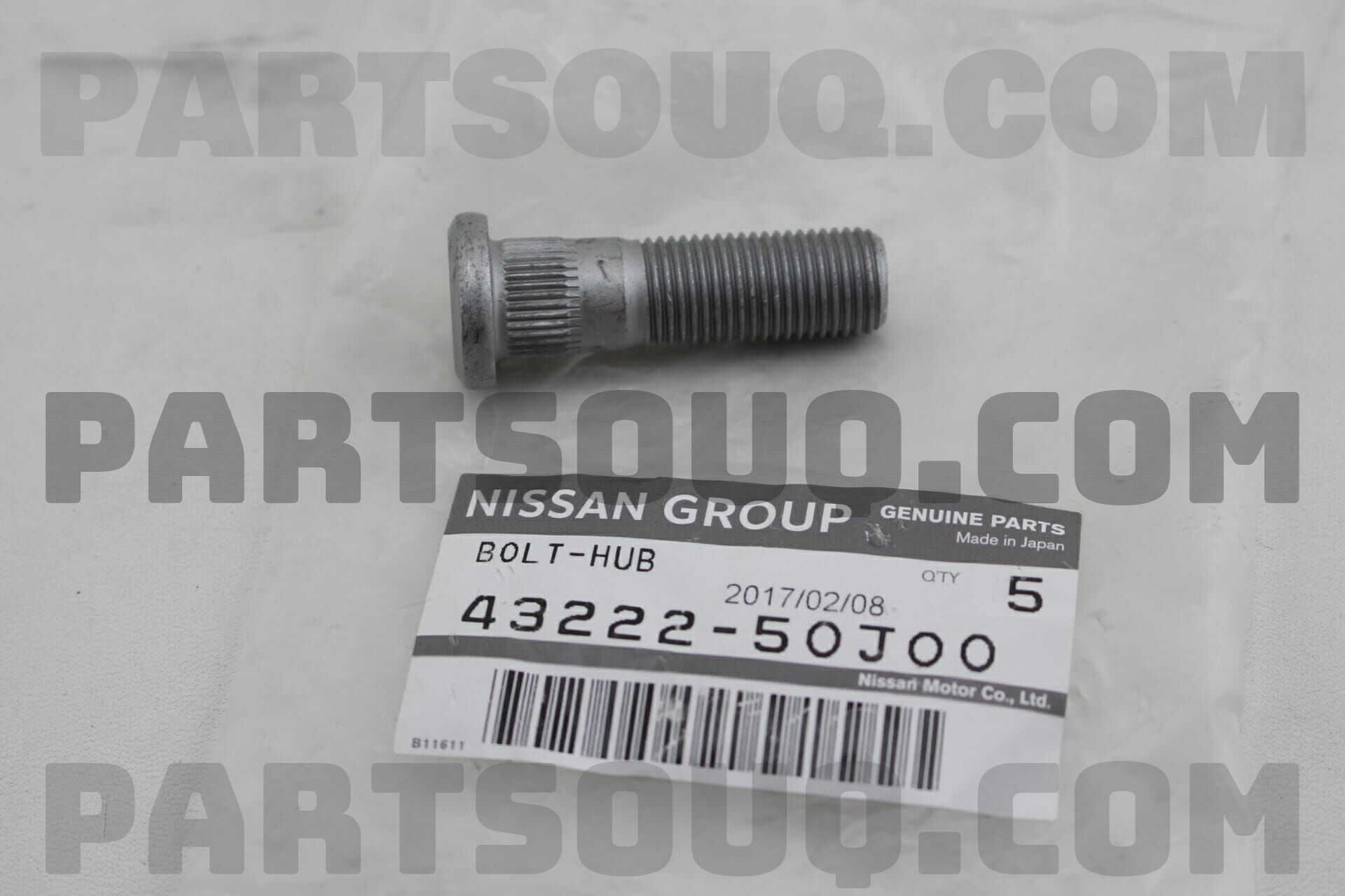 4322250J00 BOLT-HUB