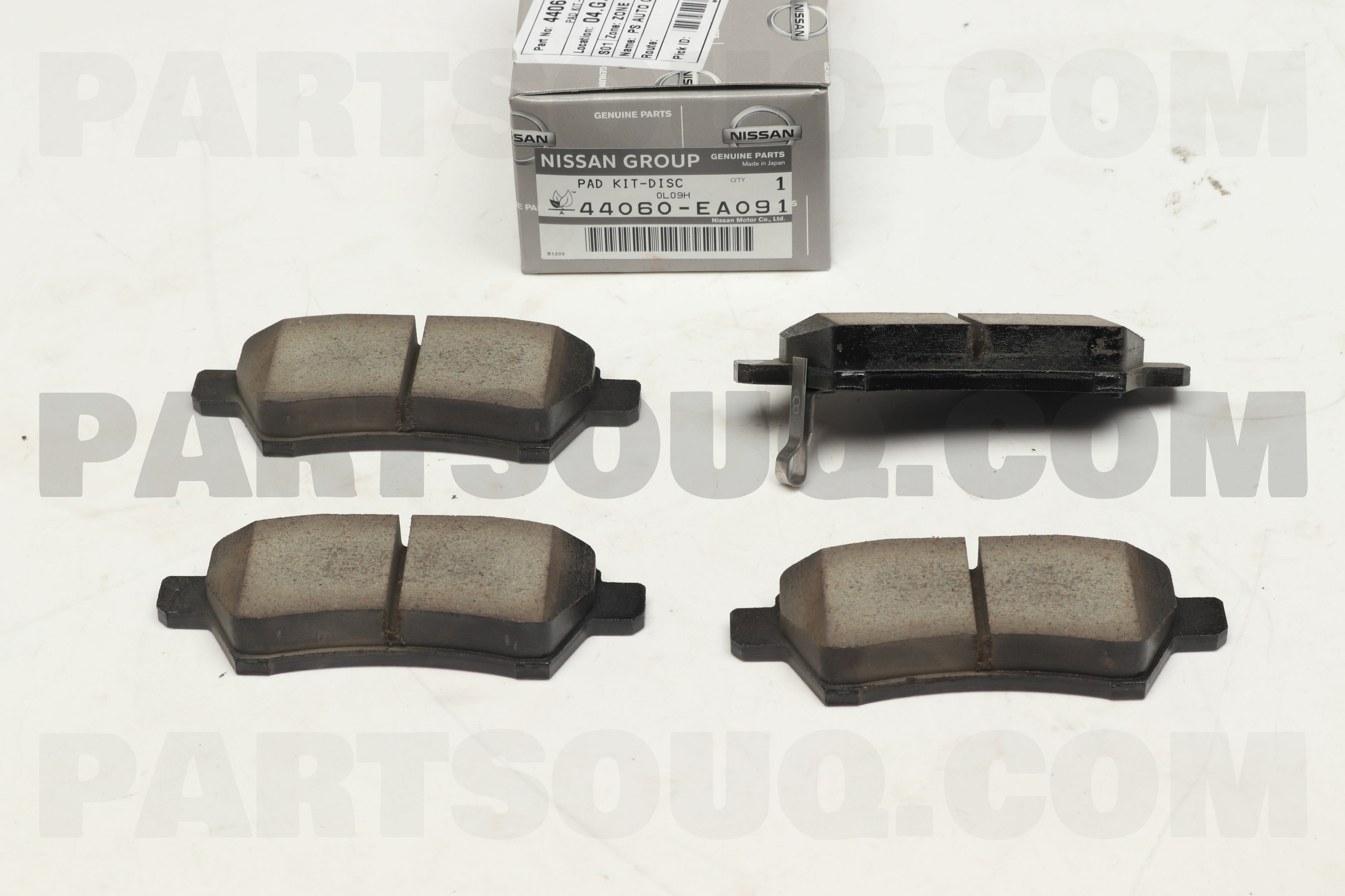 BRAKE PAD REAR NI 44060-EA091,44060-EB325 PATHFINDER 200501-201411 ...