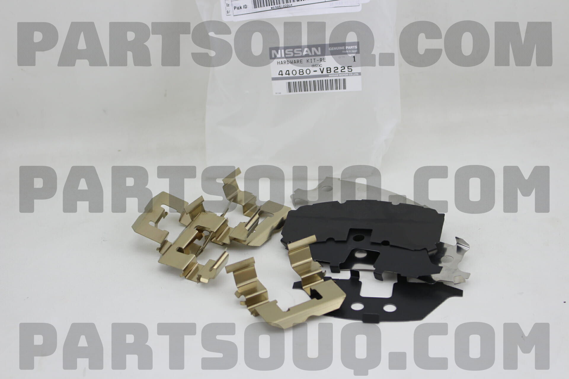 44080VB225 HARDWARE KIT-REAR DISC BRAKE PAD