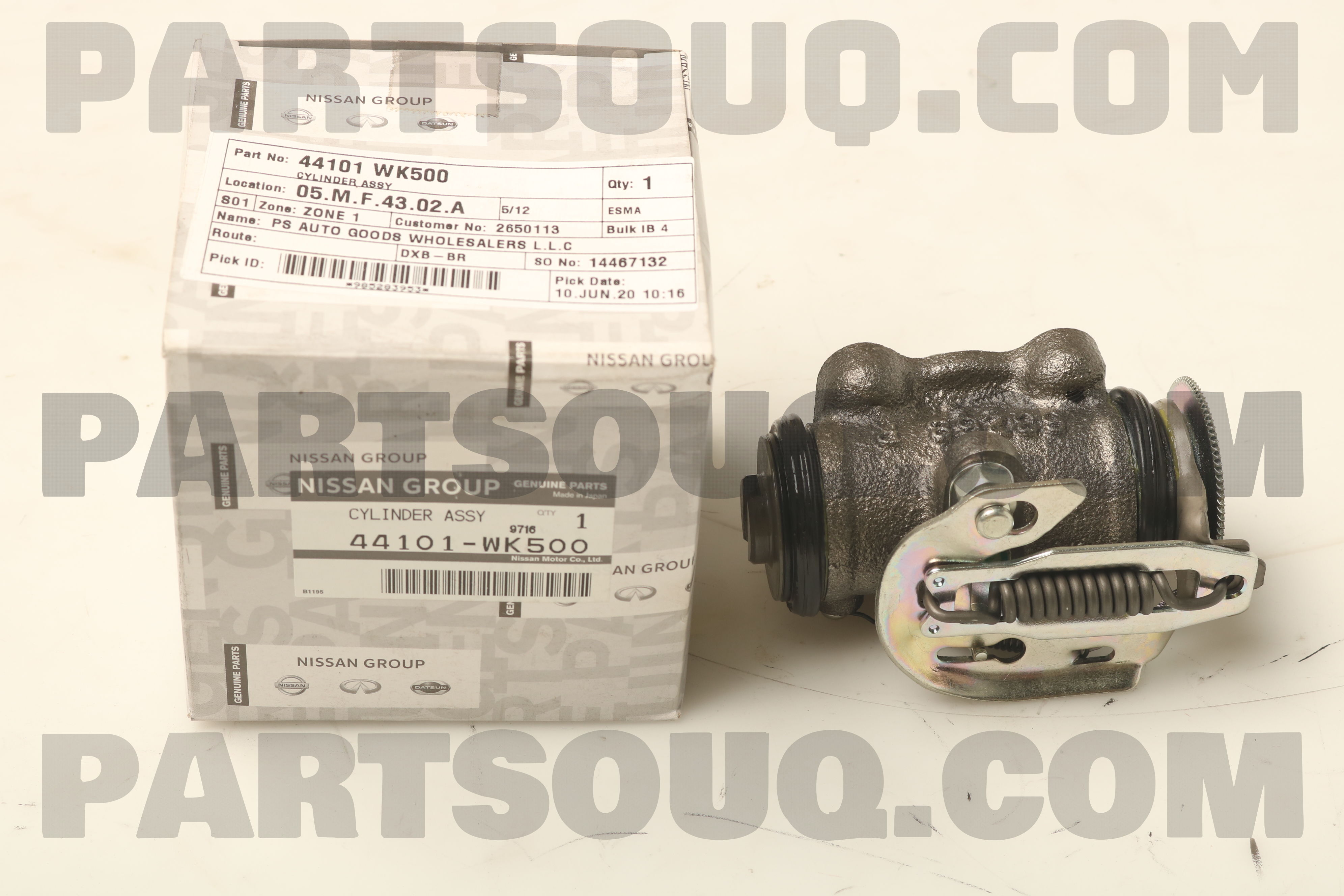 CYLINDER ASSY-REAR WHEEL,AFTER RH 44101WK500 | Nissan Parts | PartSouq