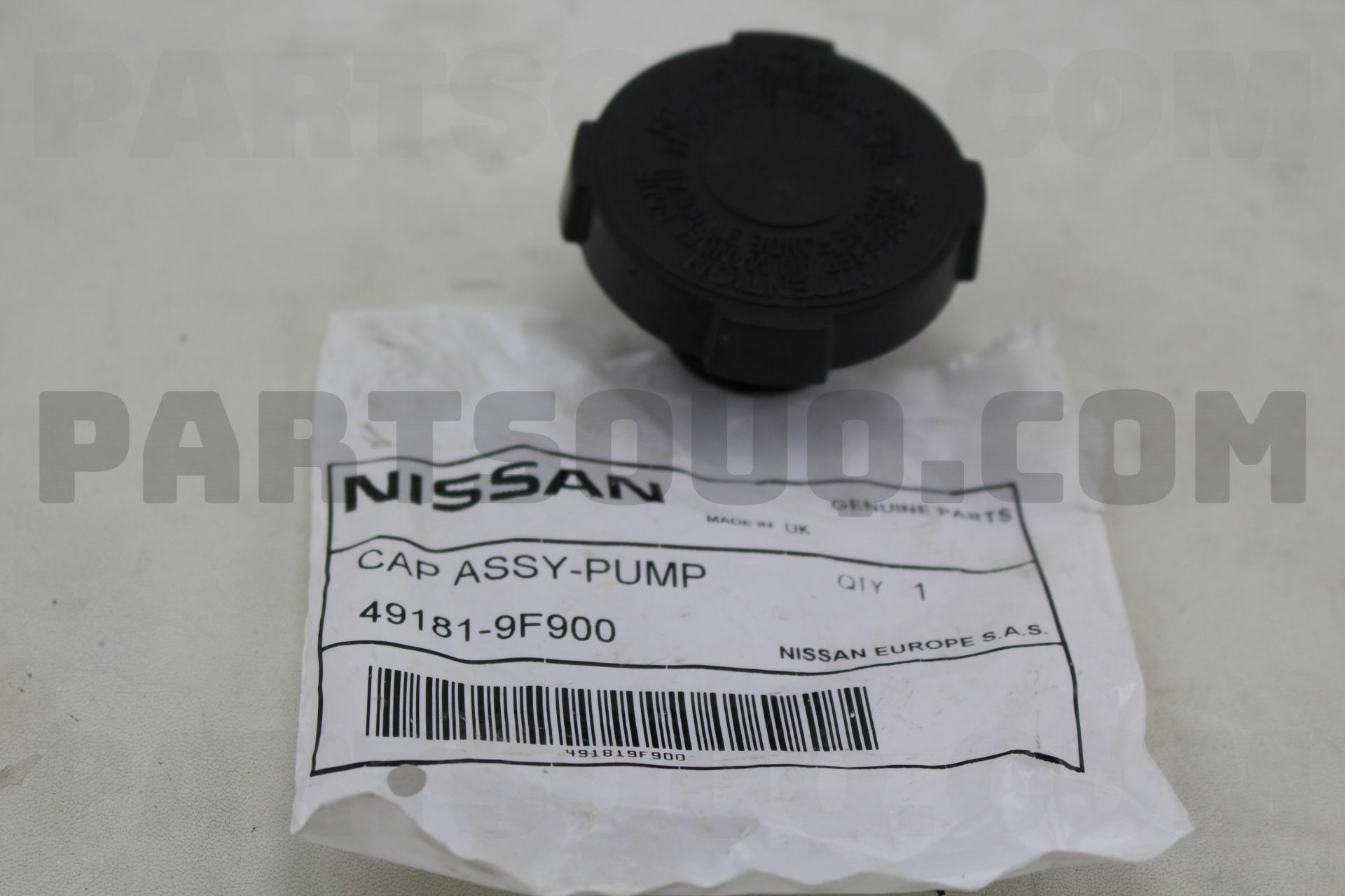 Genuine Nissan Skyline R32 Power Steering Reservoir Bottle Cap 49181-58S05 F/S