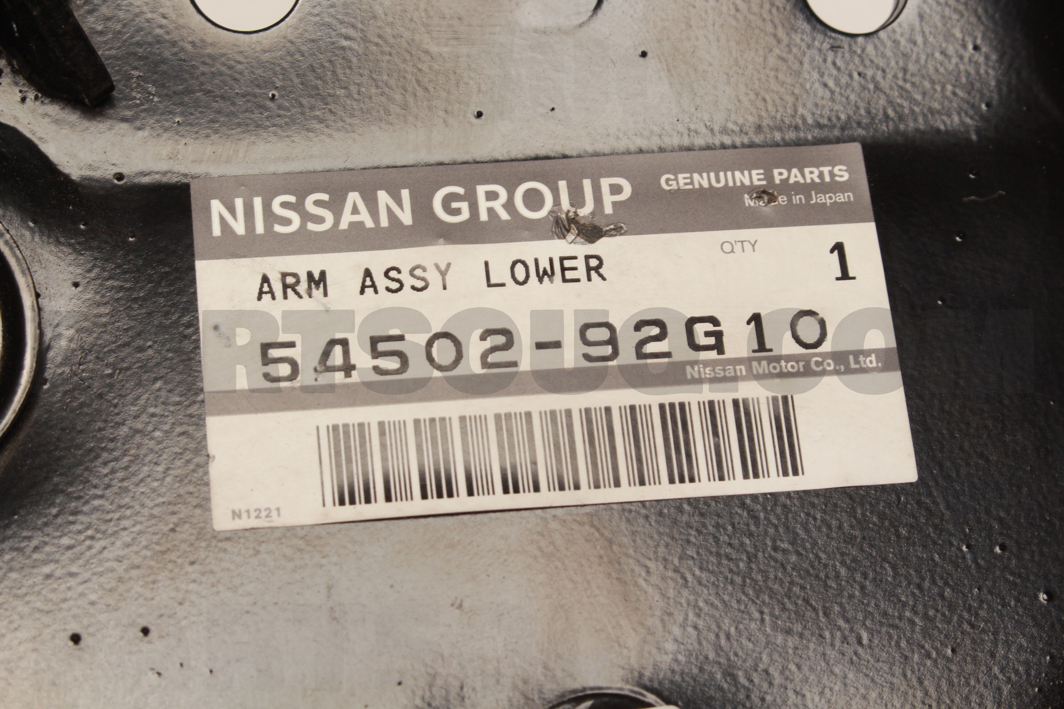 ARM ASSY-LOWER,RH 5450292G10 | Nissan Parts | PartSouq