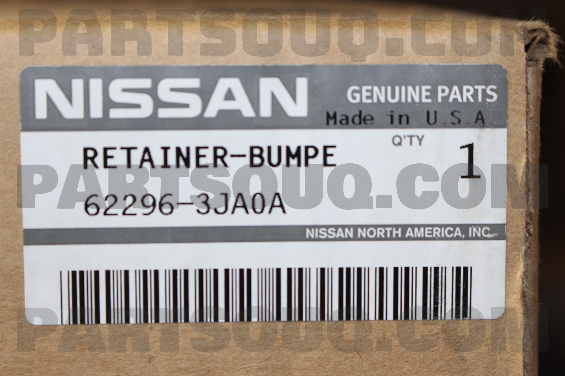 RETAINER-BUMPER STAY 622963JA0A | Nissan Parts | PartSouq