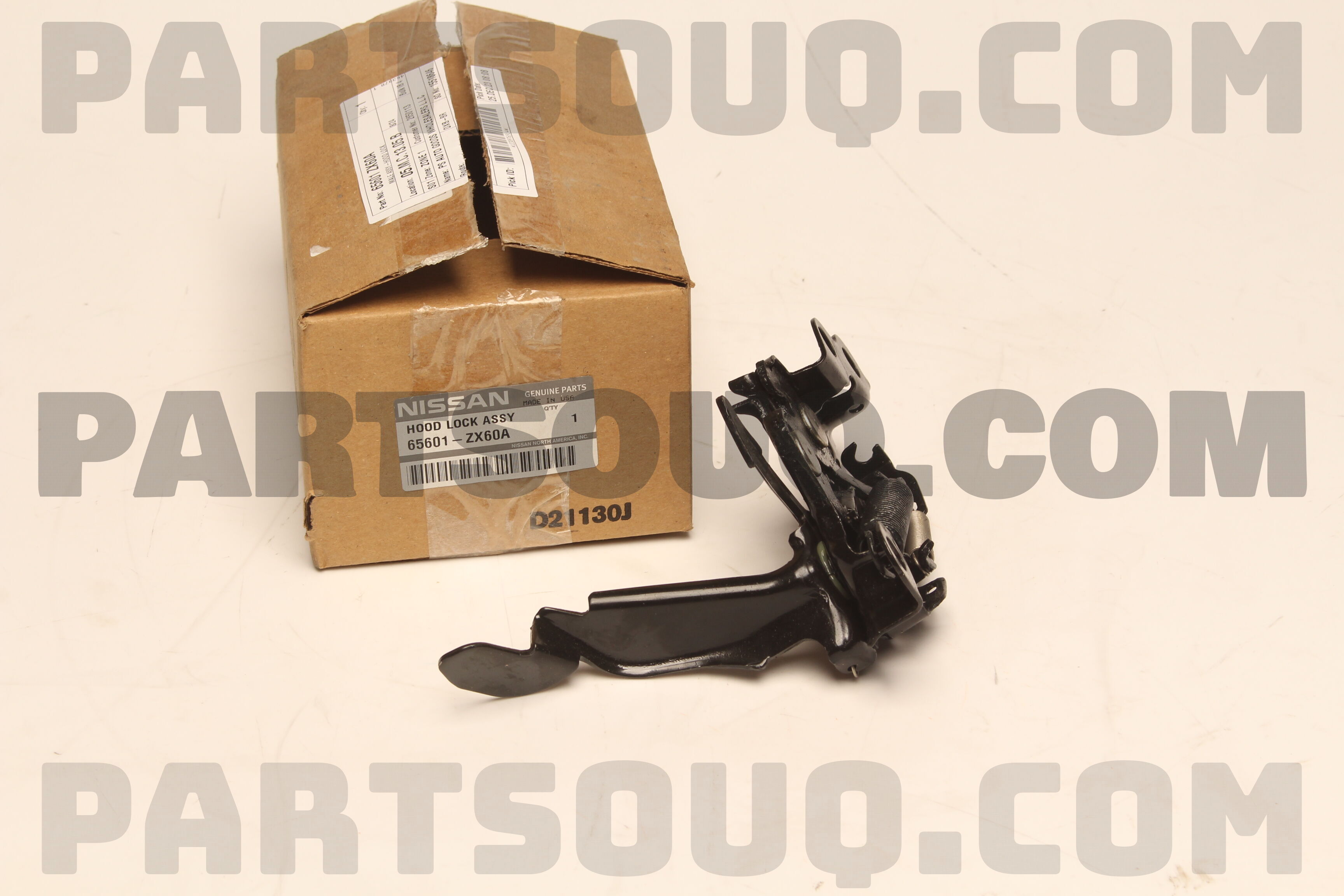 あ MALE ASSY-HOOD LOCK 65601ZX60A | Nissan Parts | PartSouq