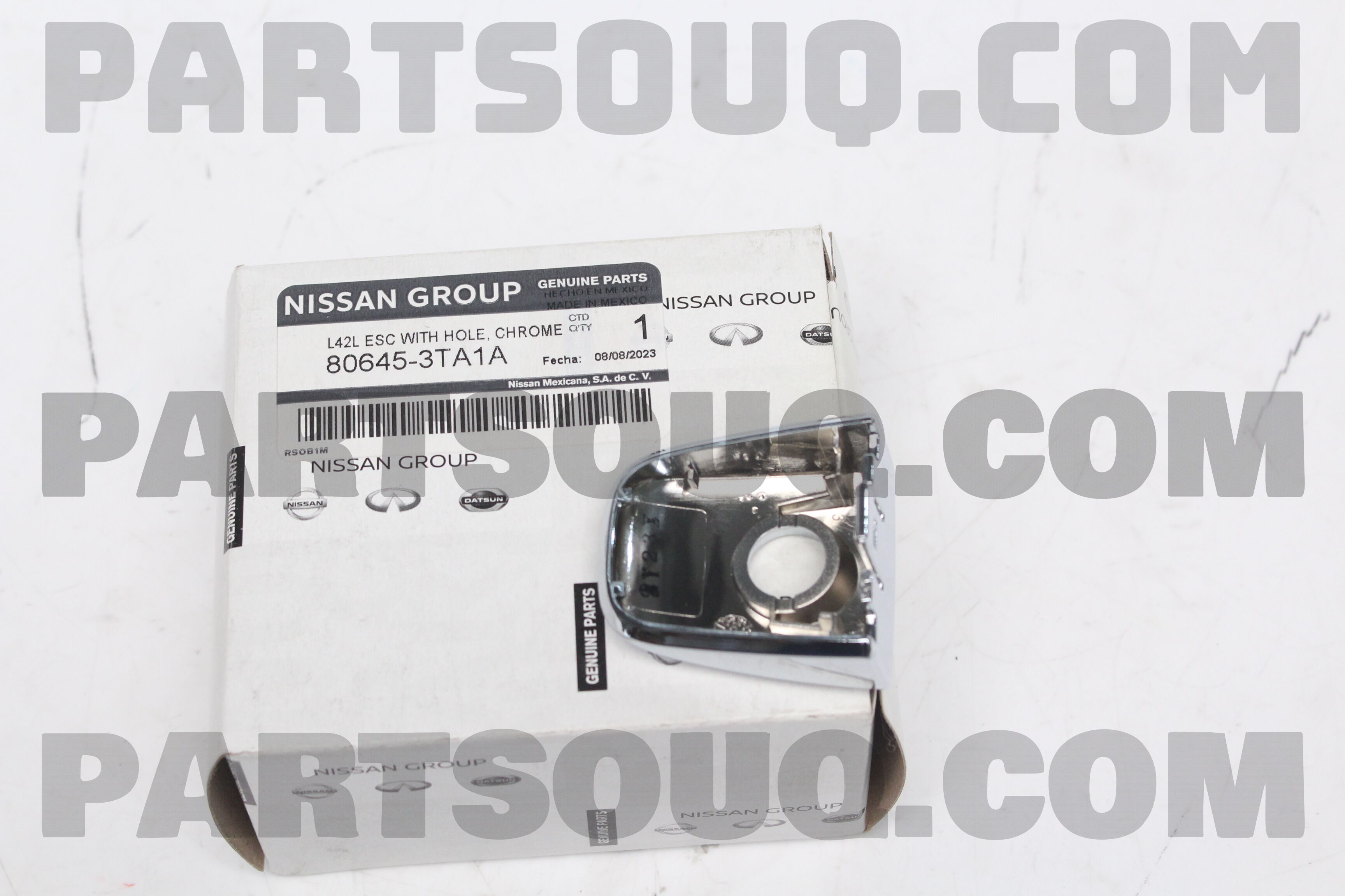 80646-1BA0A Nissan GENUINE ESCUTCHEON ASSY-DOOR OUTSIDE HANDLE, RH/LH OEM - Souk Auto Parts