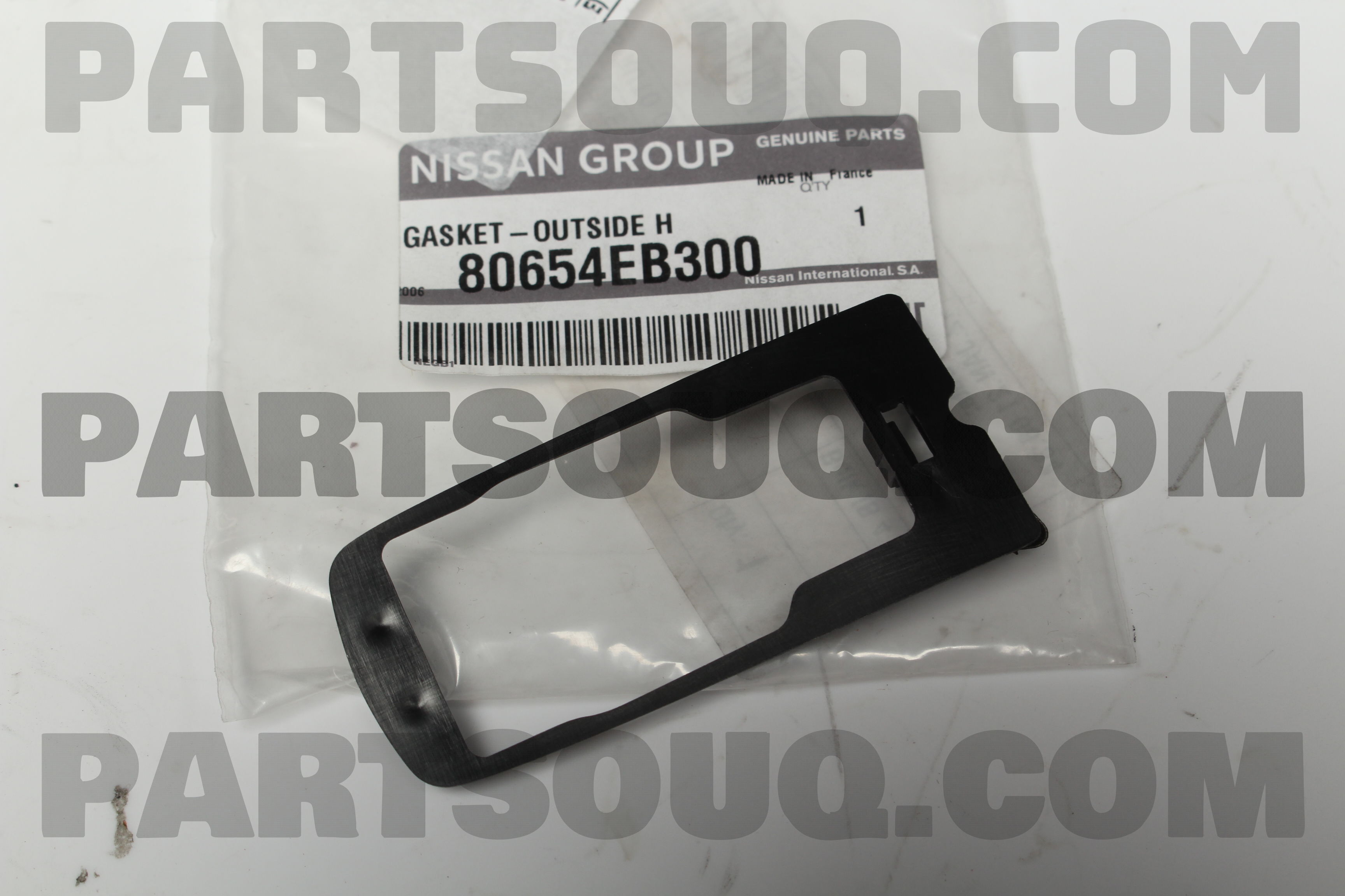 GASKET-OUTSIDE HANDLE,FRONT DOOR 80654EB300 | Nissan Parts | PartSouq