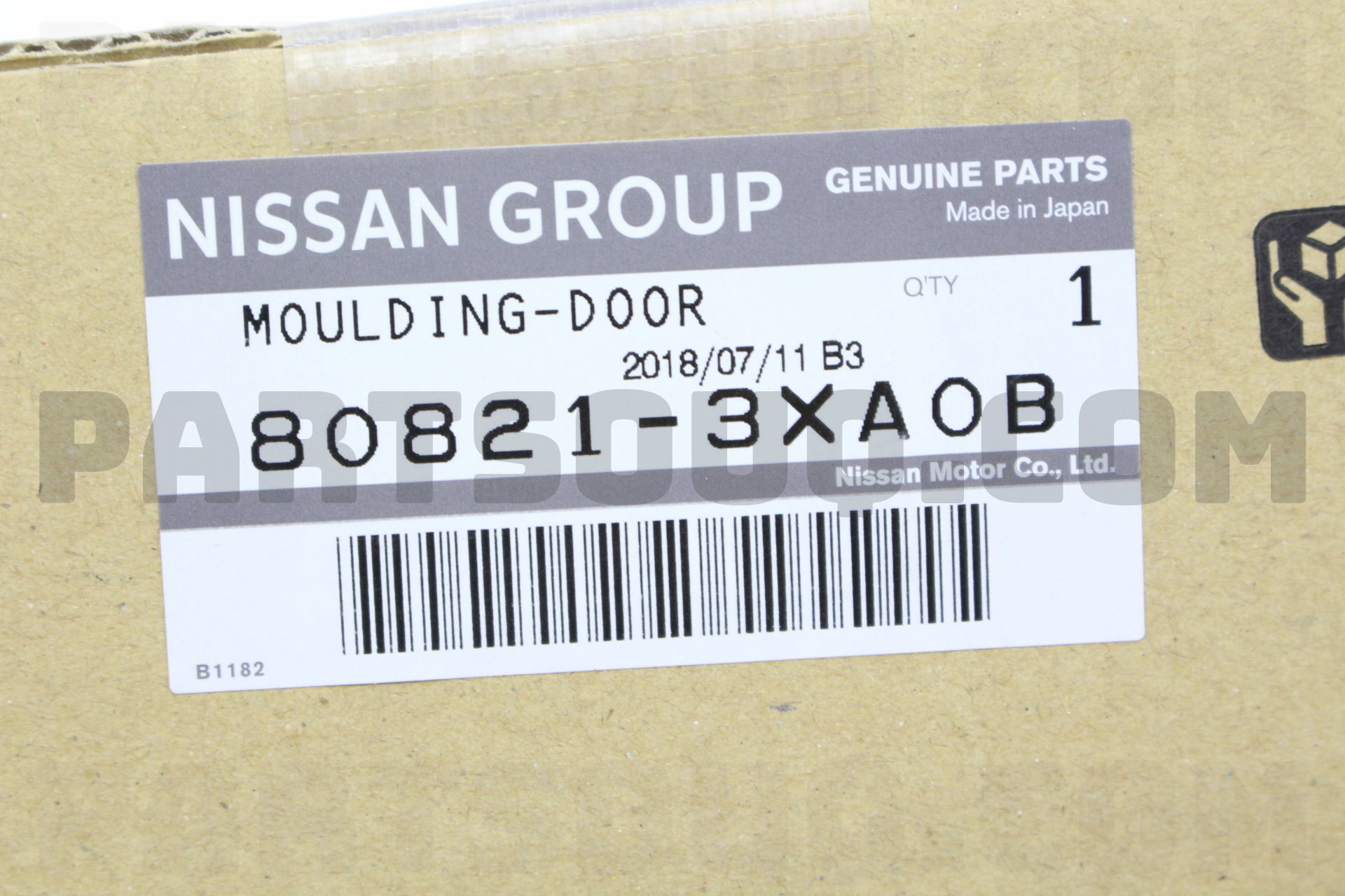 MOULDING-DOOR 808213XA0B | Nissan Parts | PartSouq