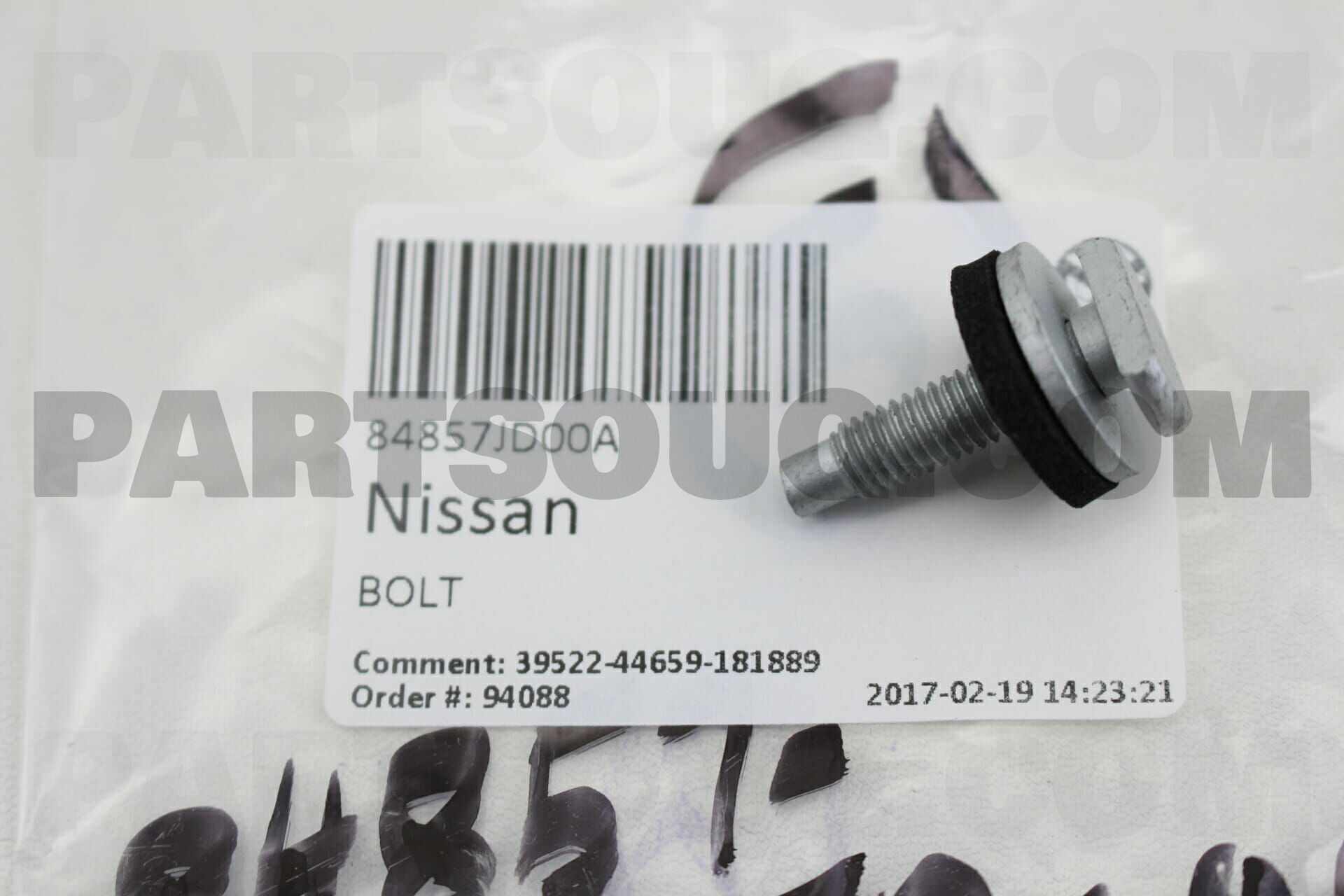 84857JD00A Nissan BOLT