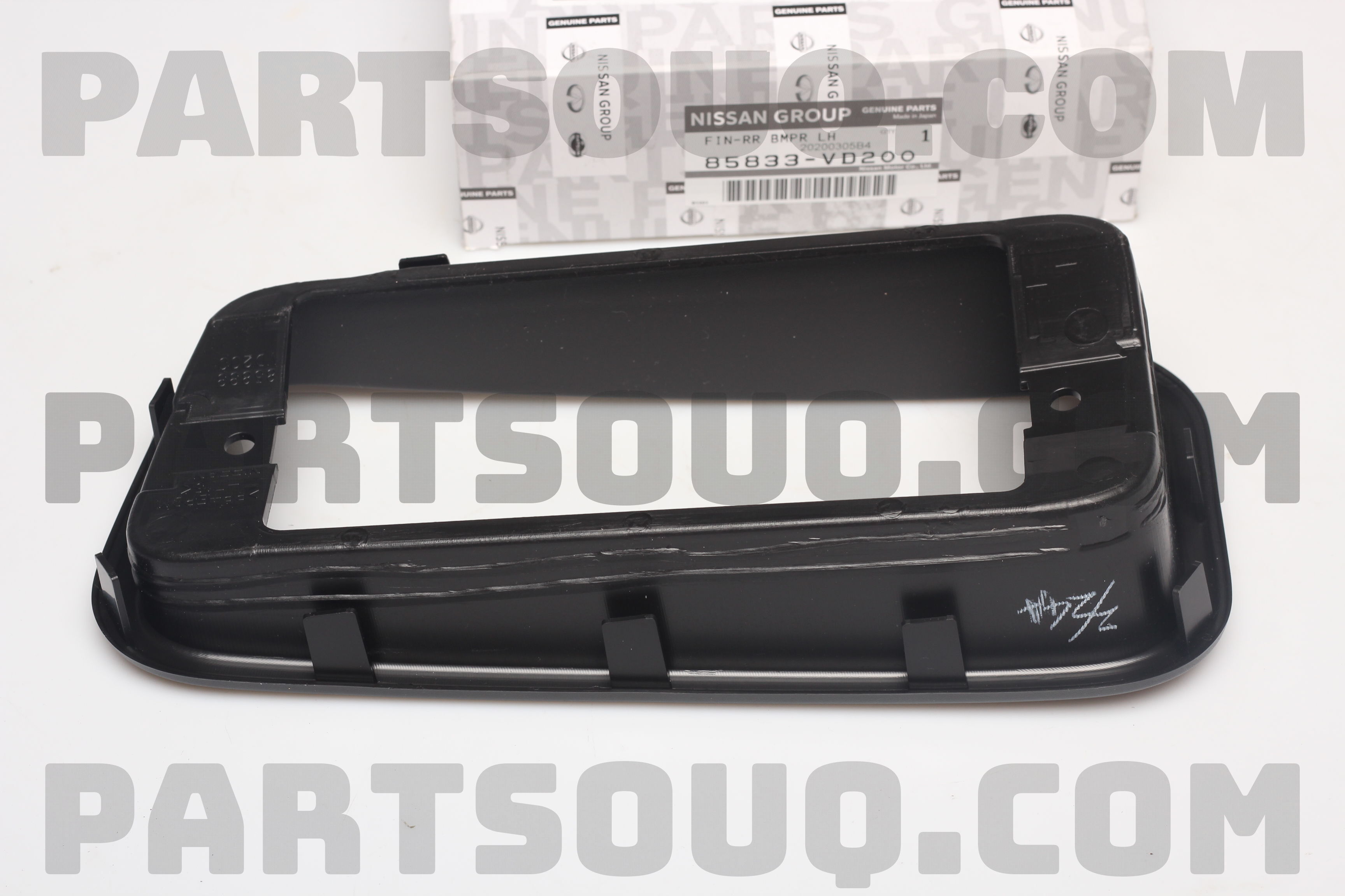FINISH-REAR BUMPER,LH 85833VD200 | Nissan Parts | PartSouq