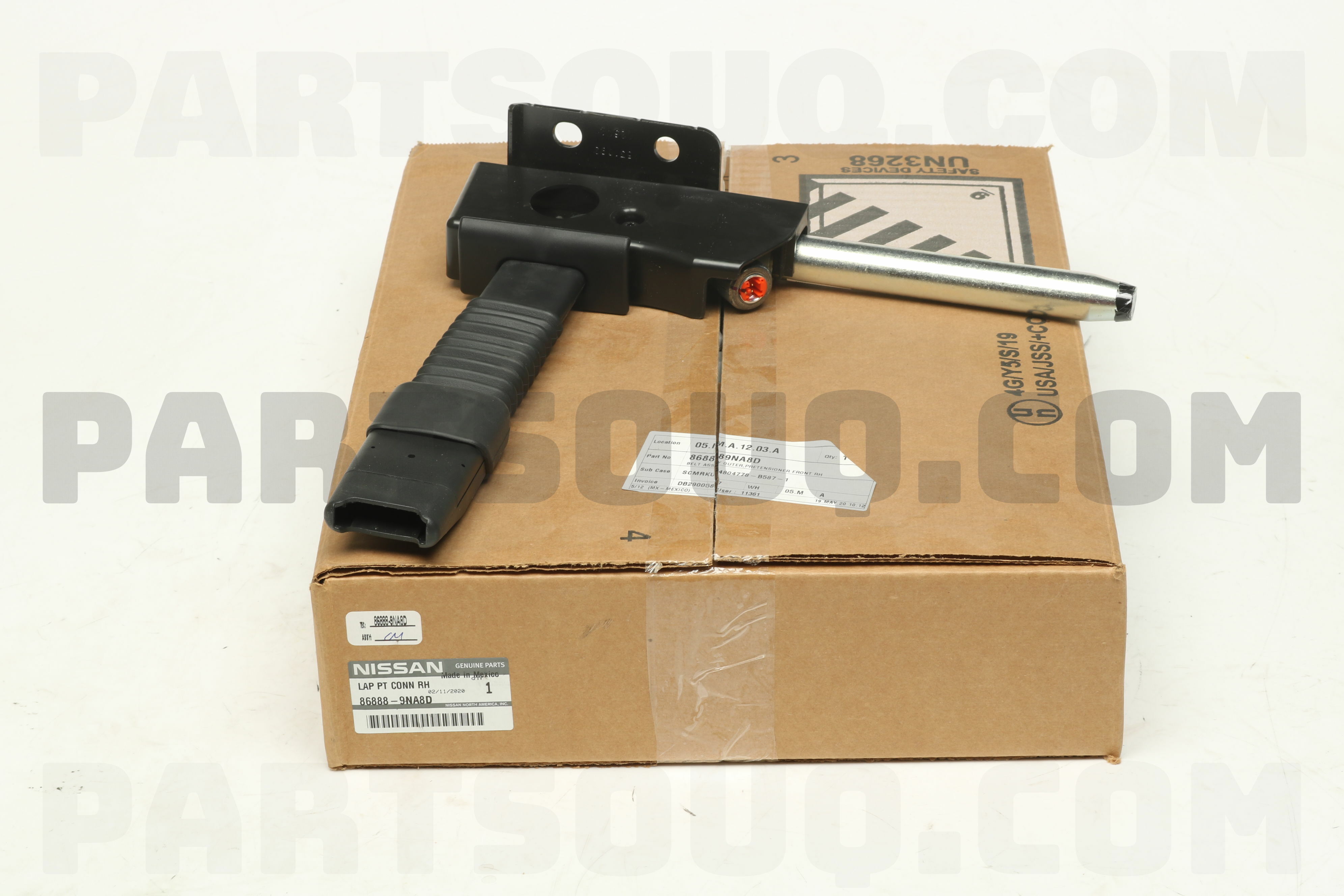 ヘンタイ・プリズン BELT ASSY OUTER,PRETENSIONER FRONT RH 868889NA8D | Nissan