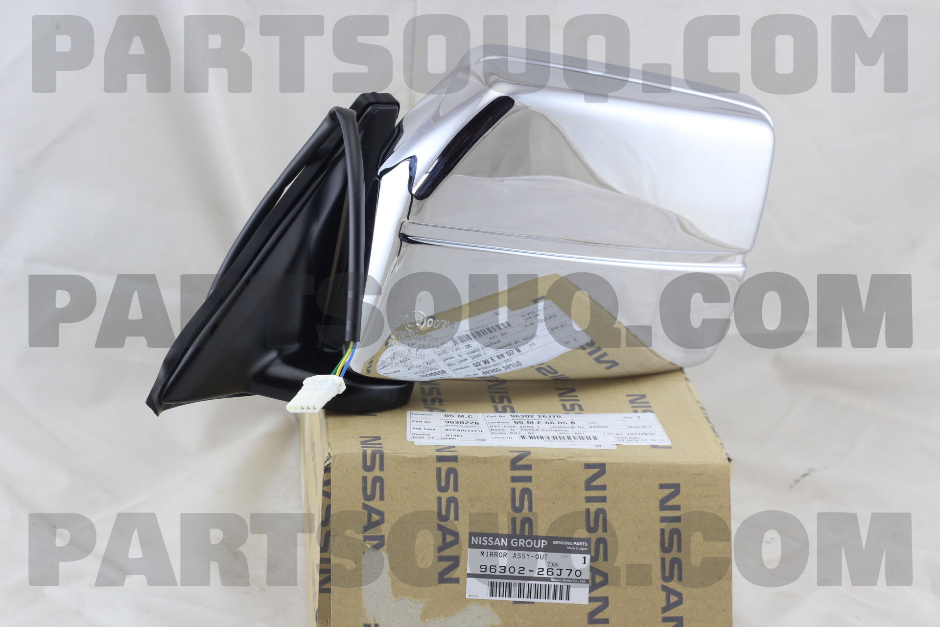 MIRROR ASSY-DOOR,LH 9630226J70 | Nissan Parts | PartSouq