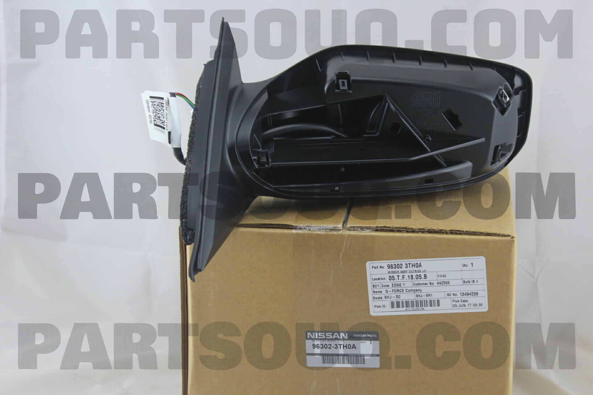 MIRROR ASSY OUTSIDE LH 963023TH0A | Nissan Parts | PartSouq