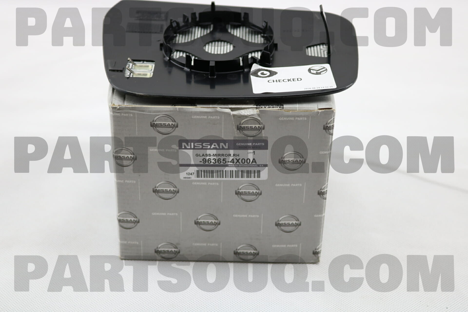 GLASS-MIRROR,RH 963654X00A | Nissan Parts | PartSouq