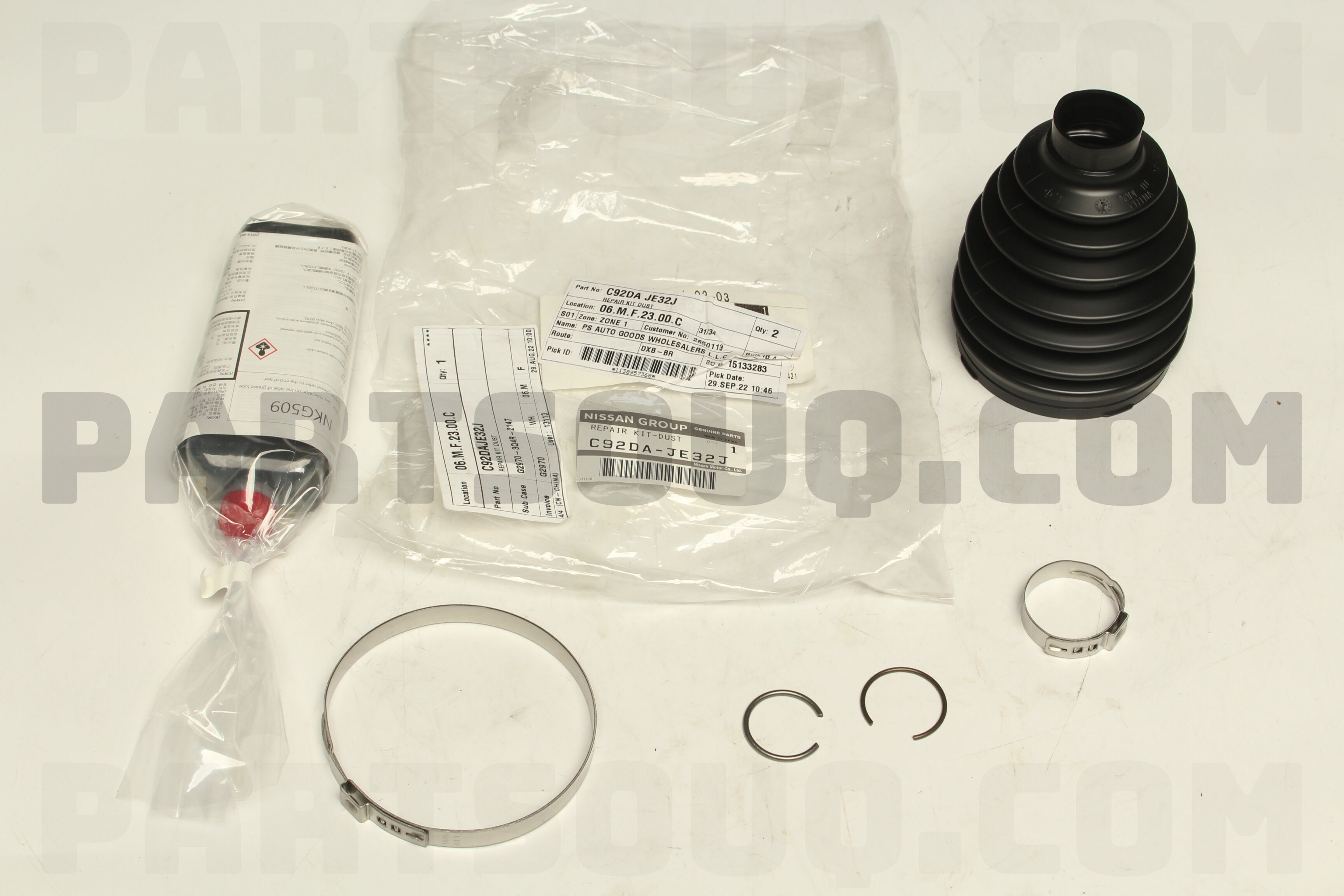 REPAIR KIT DUST C92DAJE32J | Nissan Parts | PartSouq