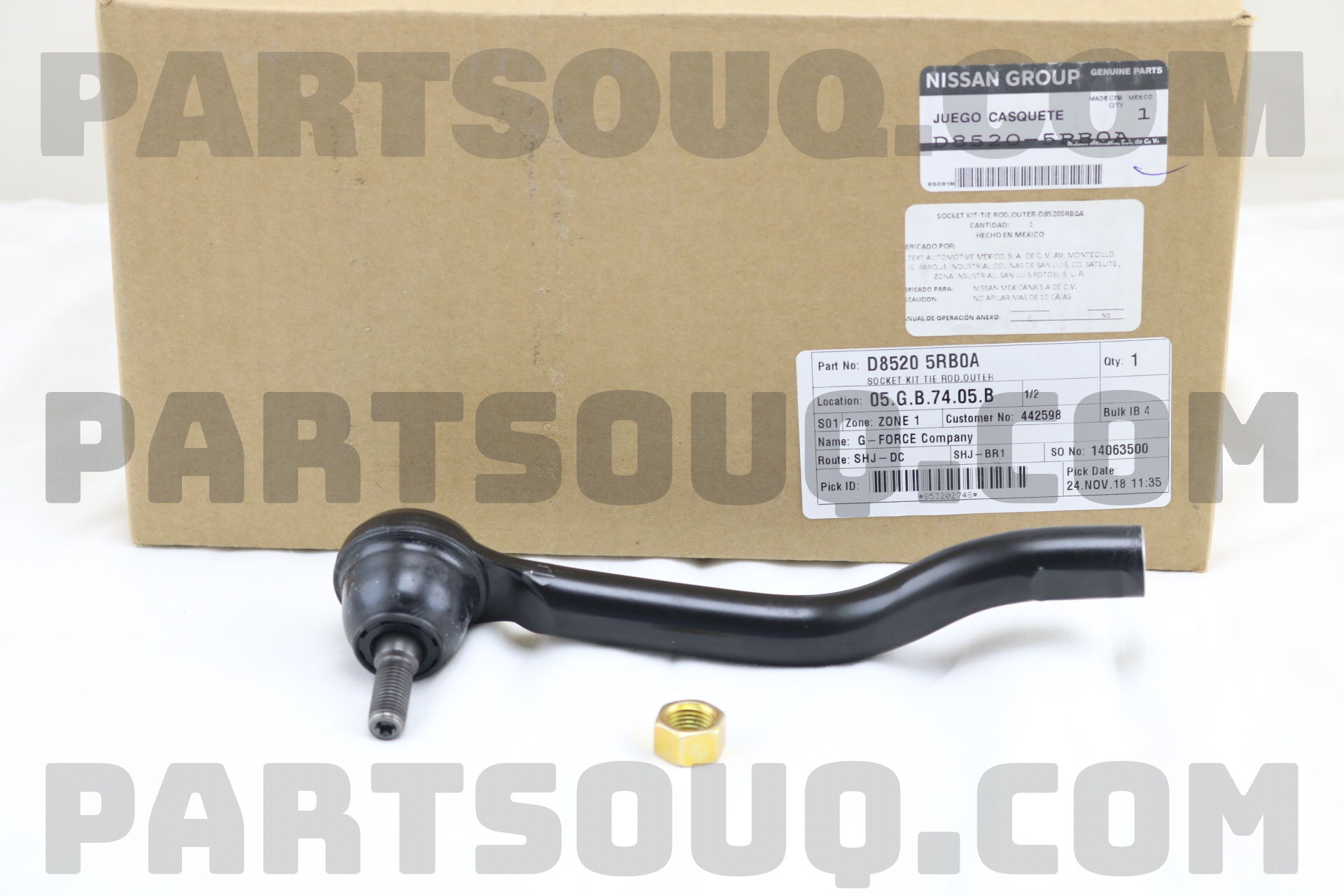 TIE ROD END NIS KICKS P15X OUT RH 2016~ SEN881R | 555 Parts | PartSouq