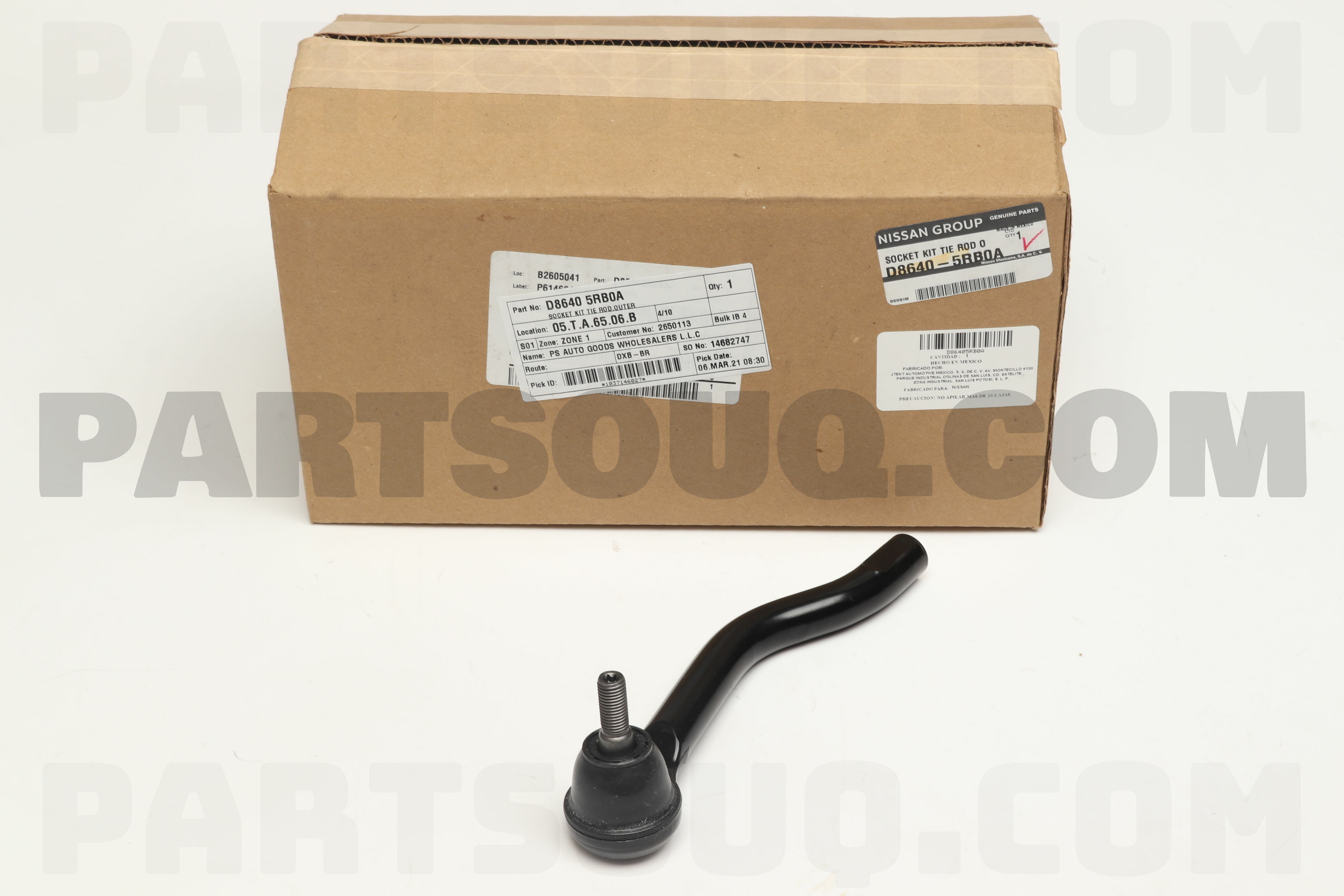 SOCKET KIT TIE ROD,OUTER D86405RB0A Nissan Parts PartSouq
