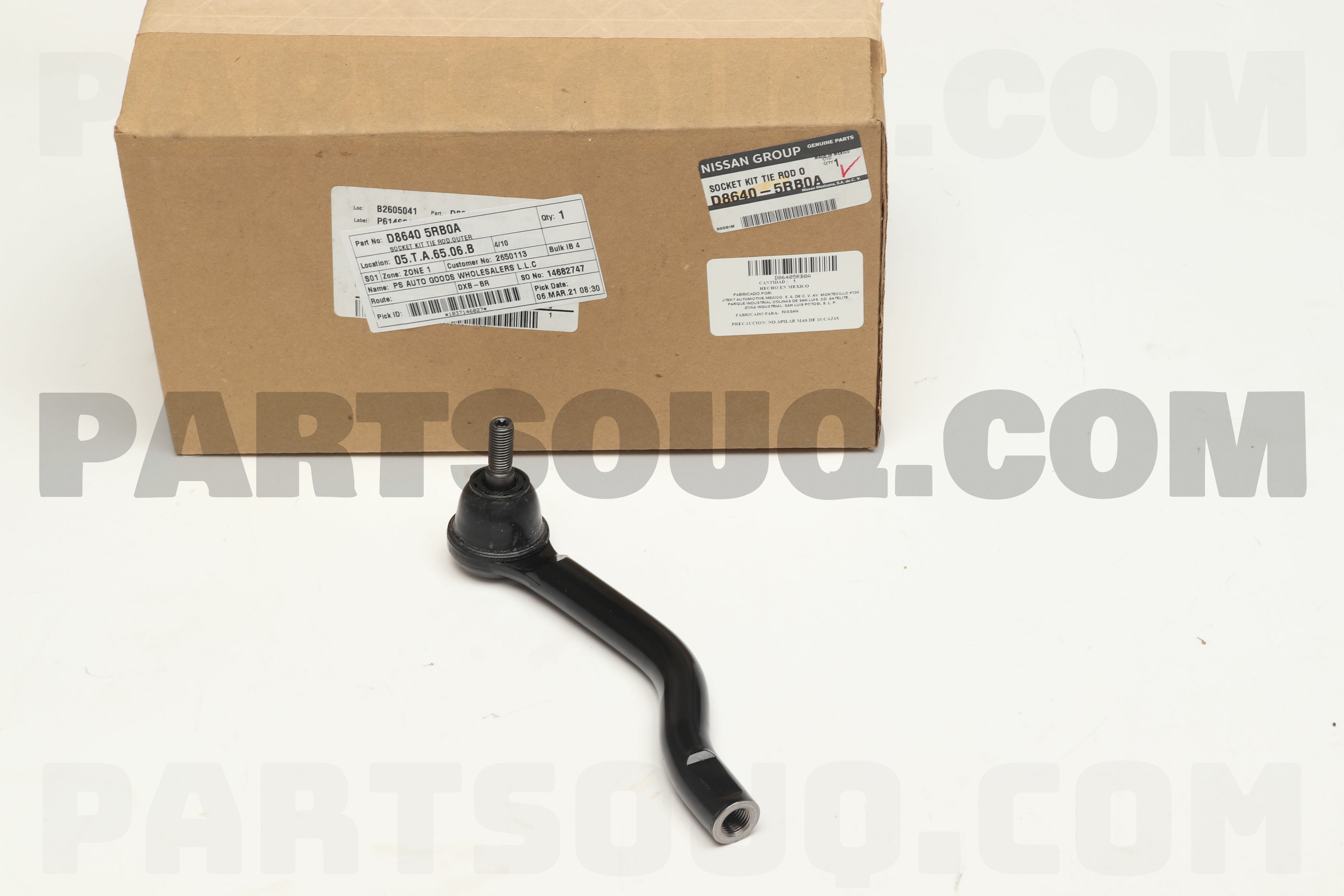 SOCKET KIT TIE ROD,OUTER D86405RB0A Nissan Parts PartSouq