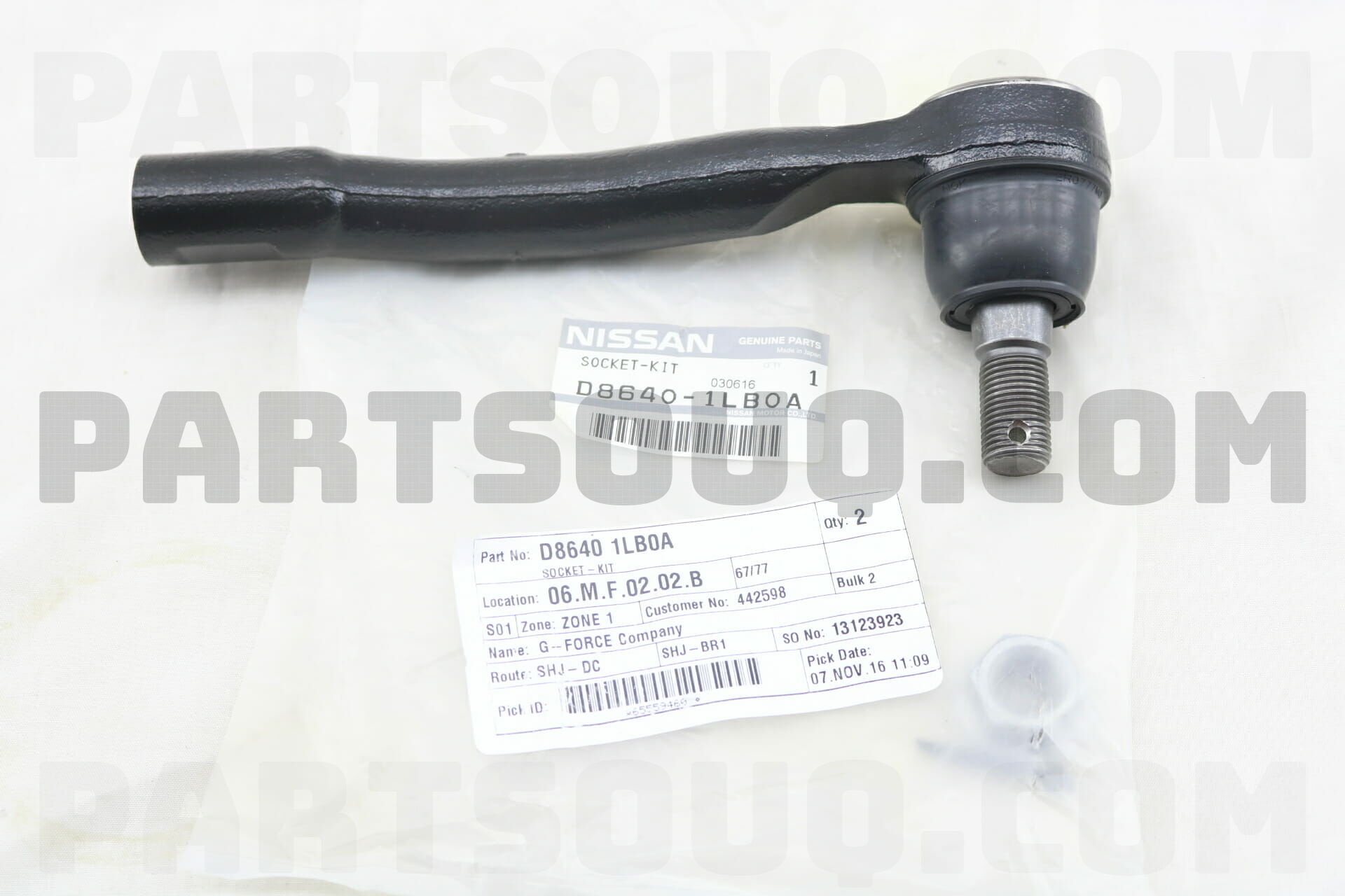SOCKET KITTIE ROD,OUTER D86401LB0A Nissan Parts PartSouq