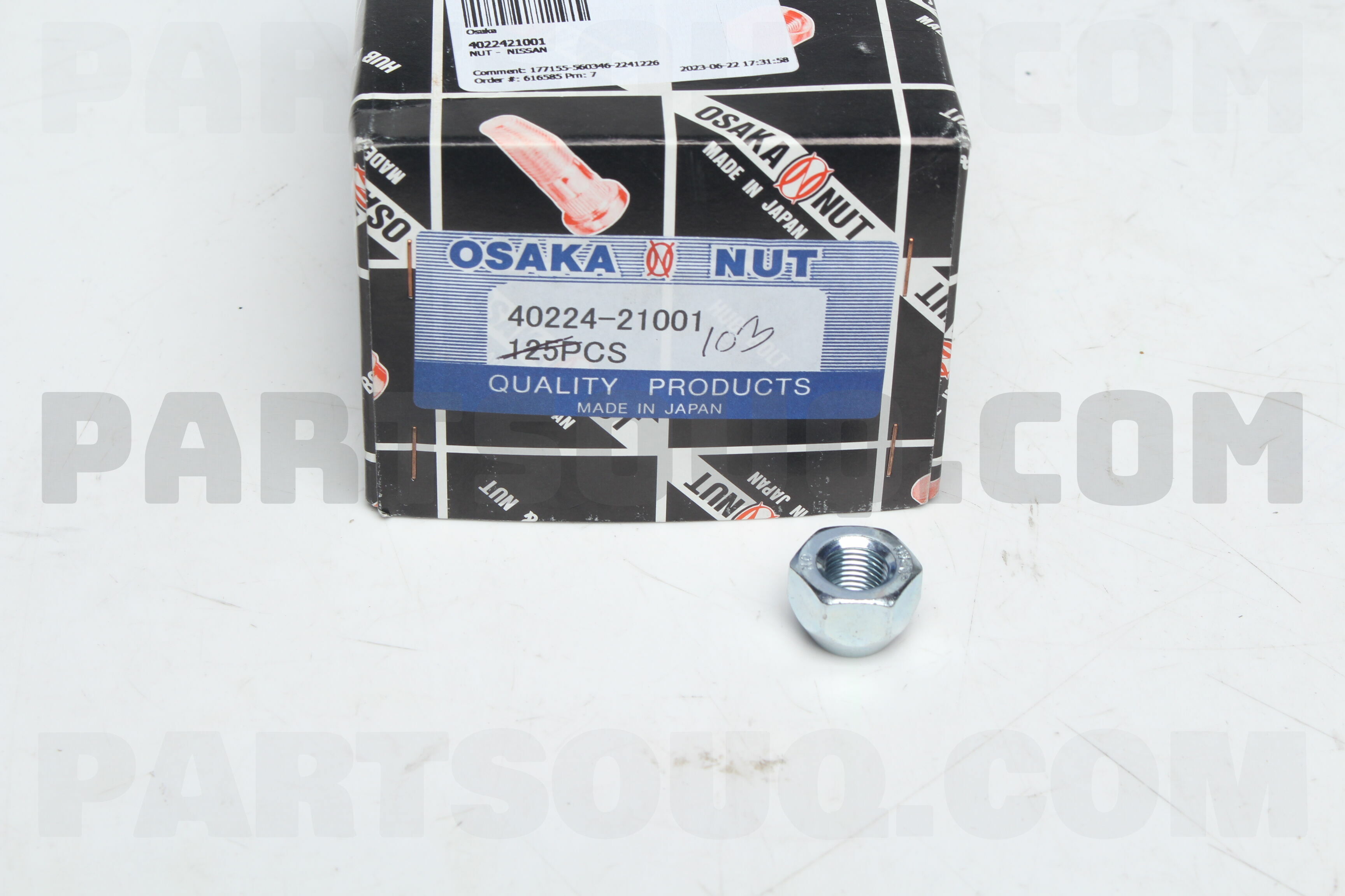 NUT-ROAD WHEEL 40224EJ20A | Nissan Parts | PartSouq