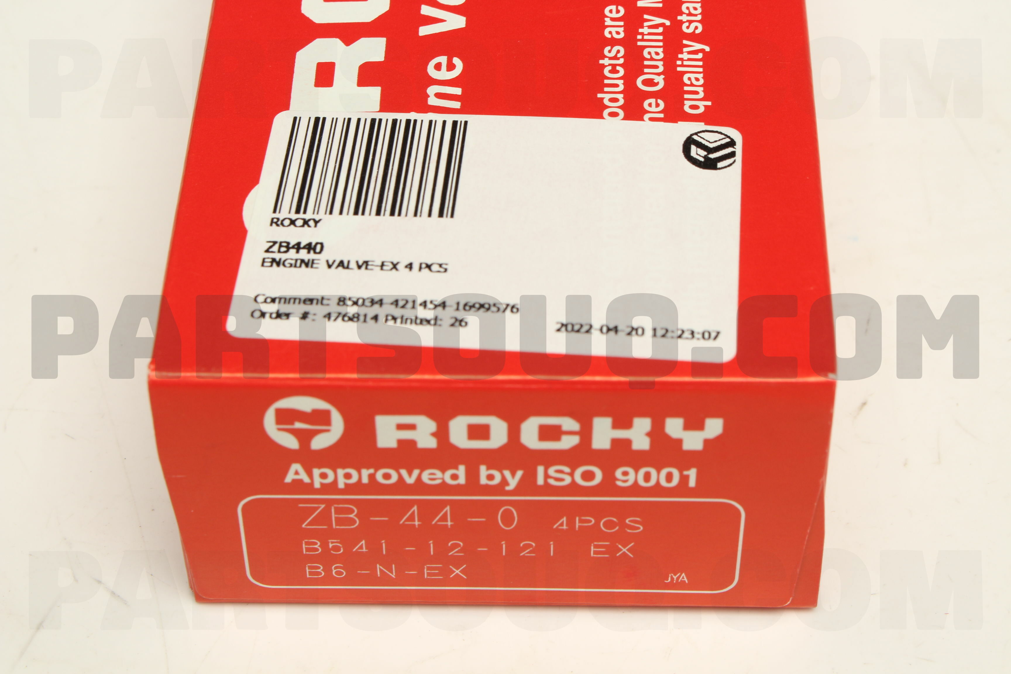 ENGINE VALVE-EX 4 PCS ZB440 | ROCKY Parts | PartSouq