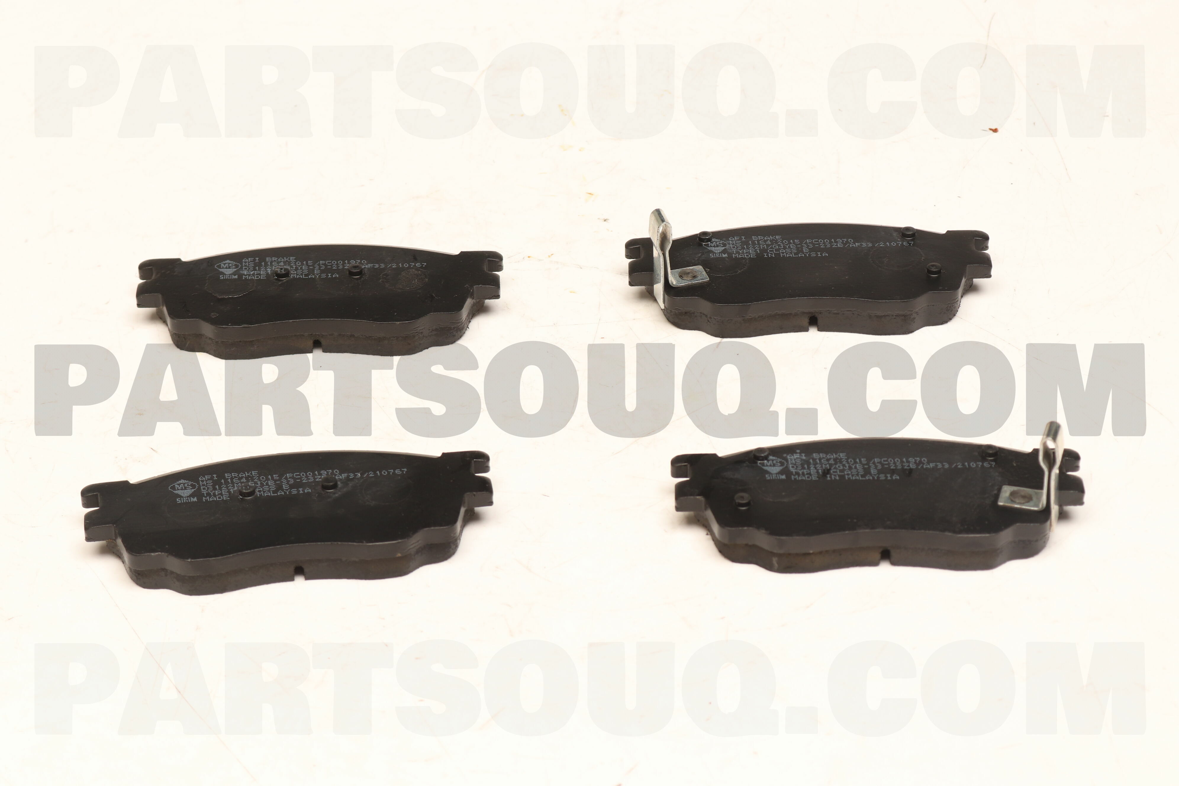 PAD SUB SET,FRT CALIPER G2YD3328Z Mazda Parts PartSouq