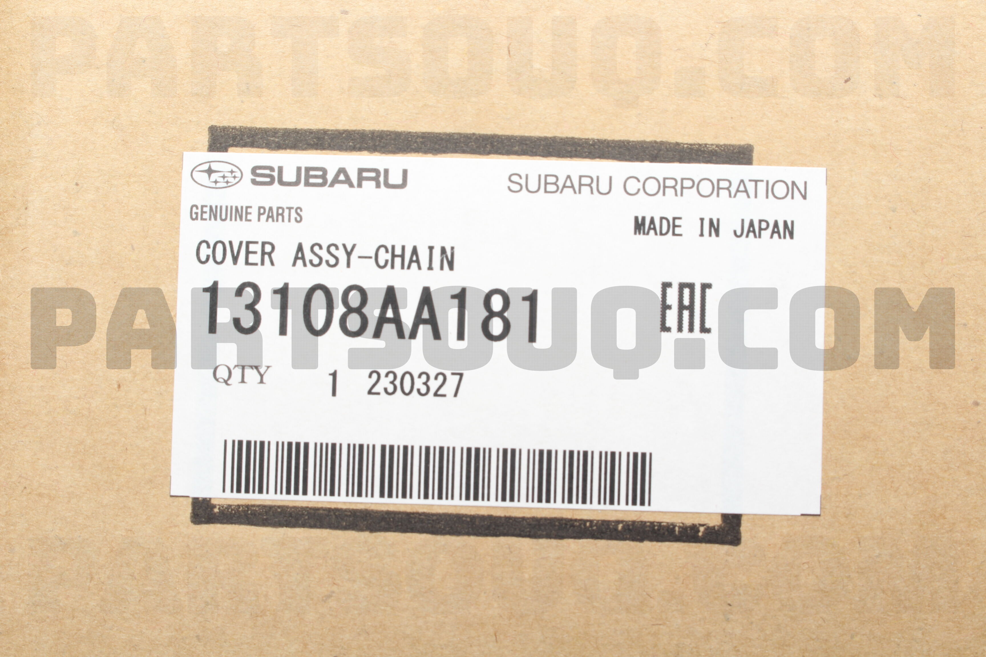COVER ASSY-CHAIN 13108AA181 | Subaru Parts | PartSouq COVER ASSY-CHAIN 13108AA181 | Subaru Parts | PartSouq