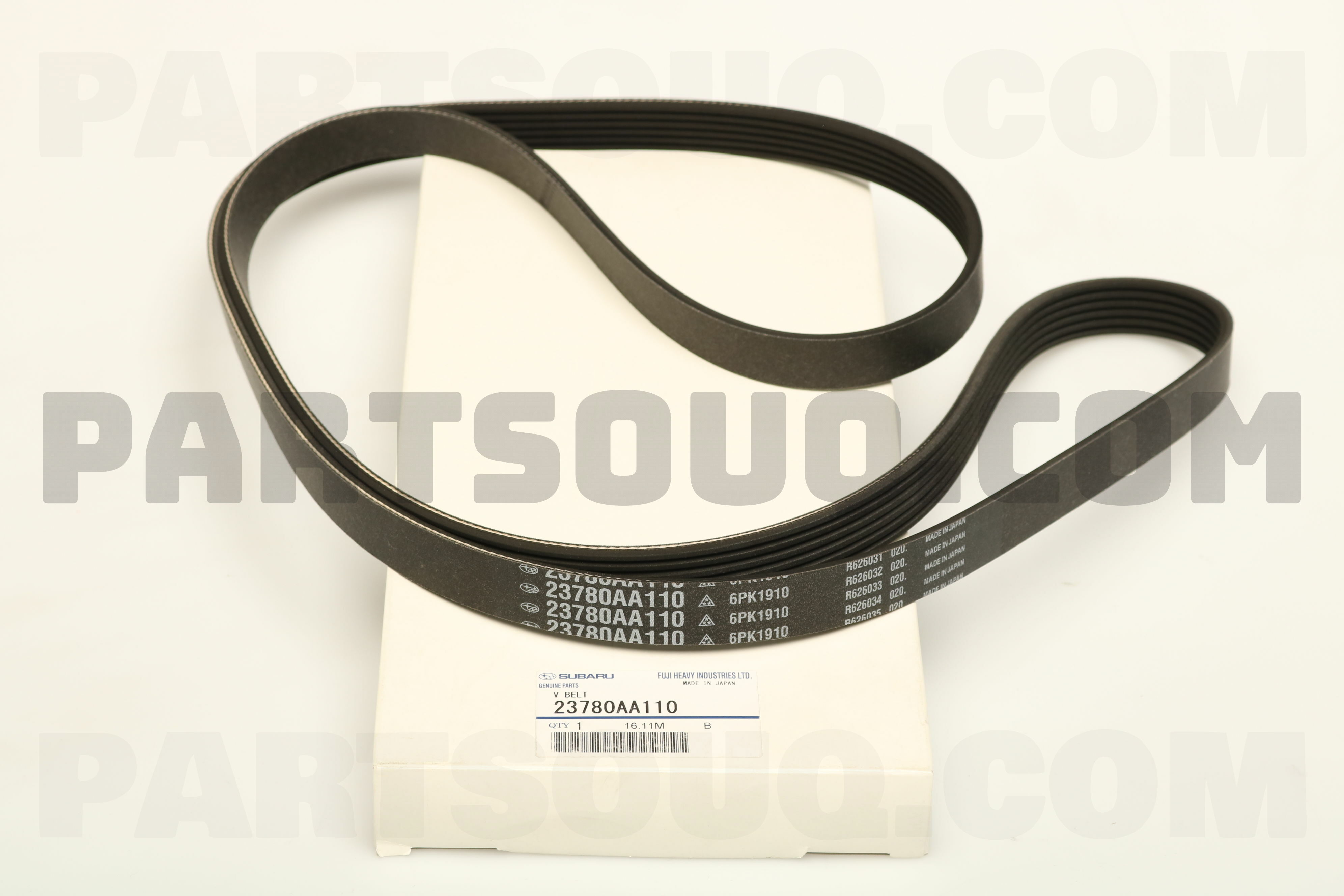 1 Pack Genuine Subaru 23780AA010 V-Belt 