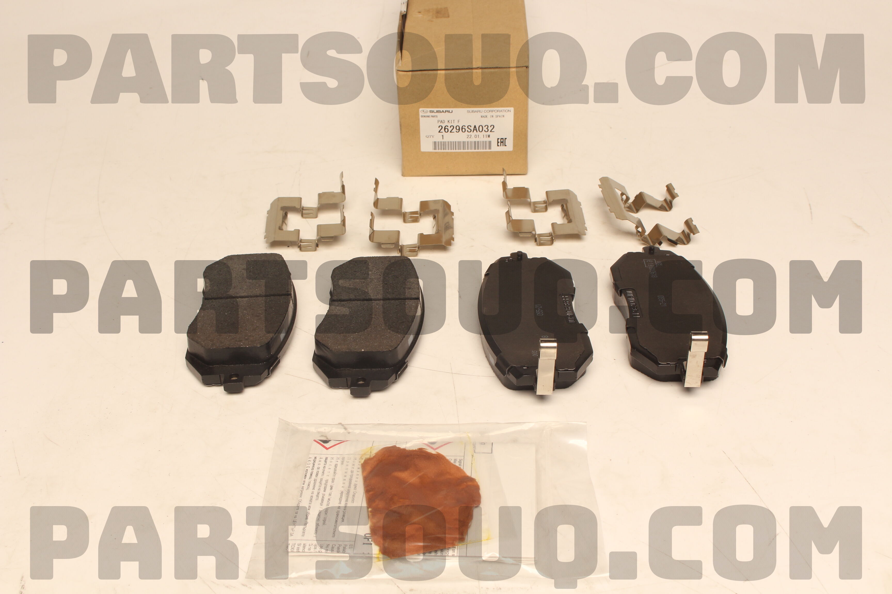 PAD KIT F 26296SA032 | Subaru Parts | PartSouq