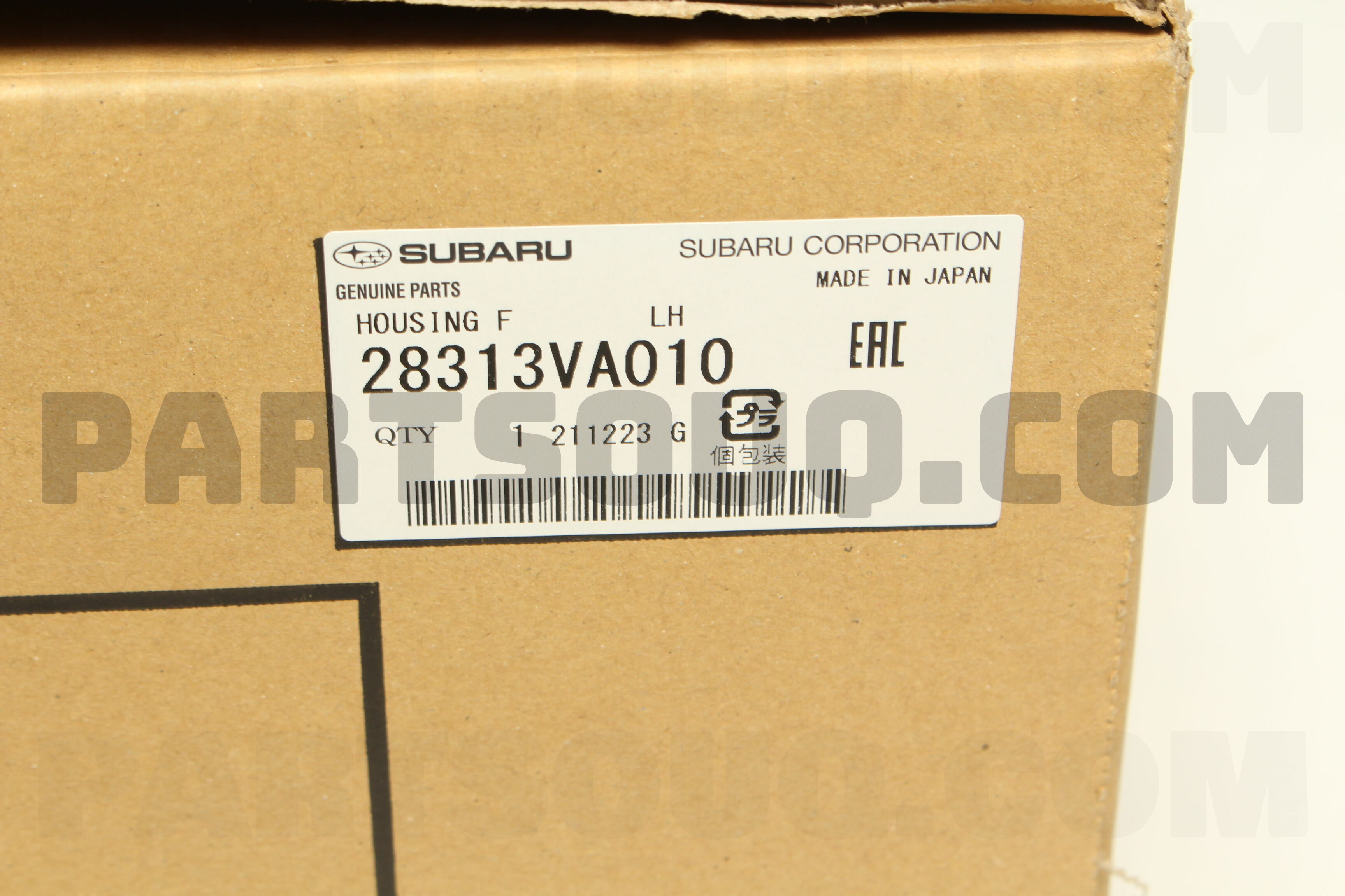 HOUSING F LH 28313VA010 | Subaru Parts | PartSouq