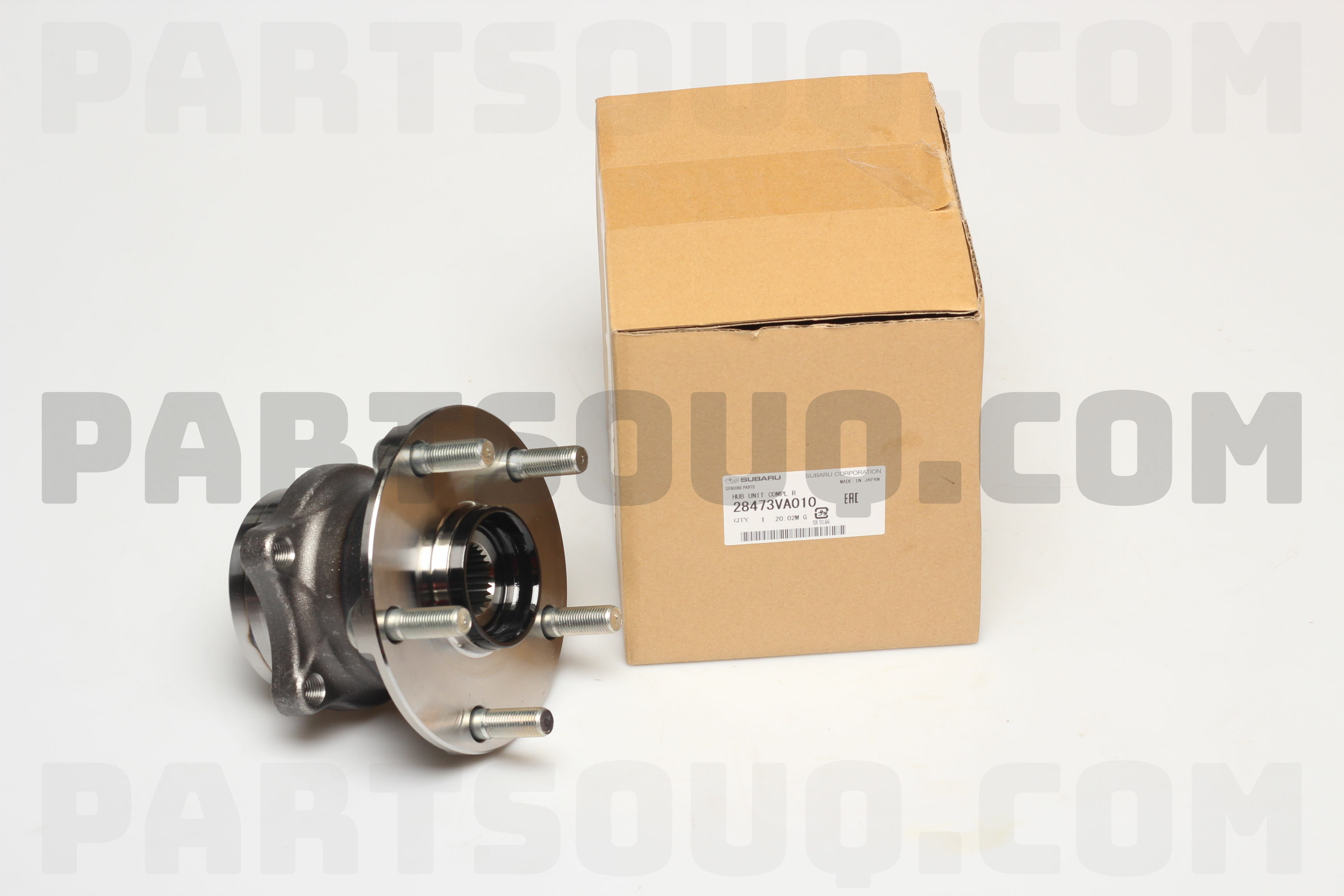 Subaru parts hub top