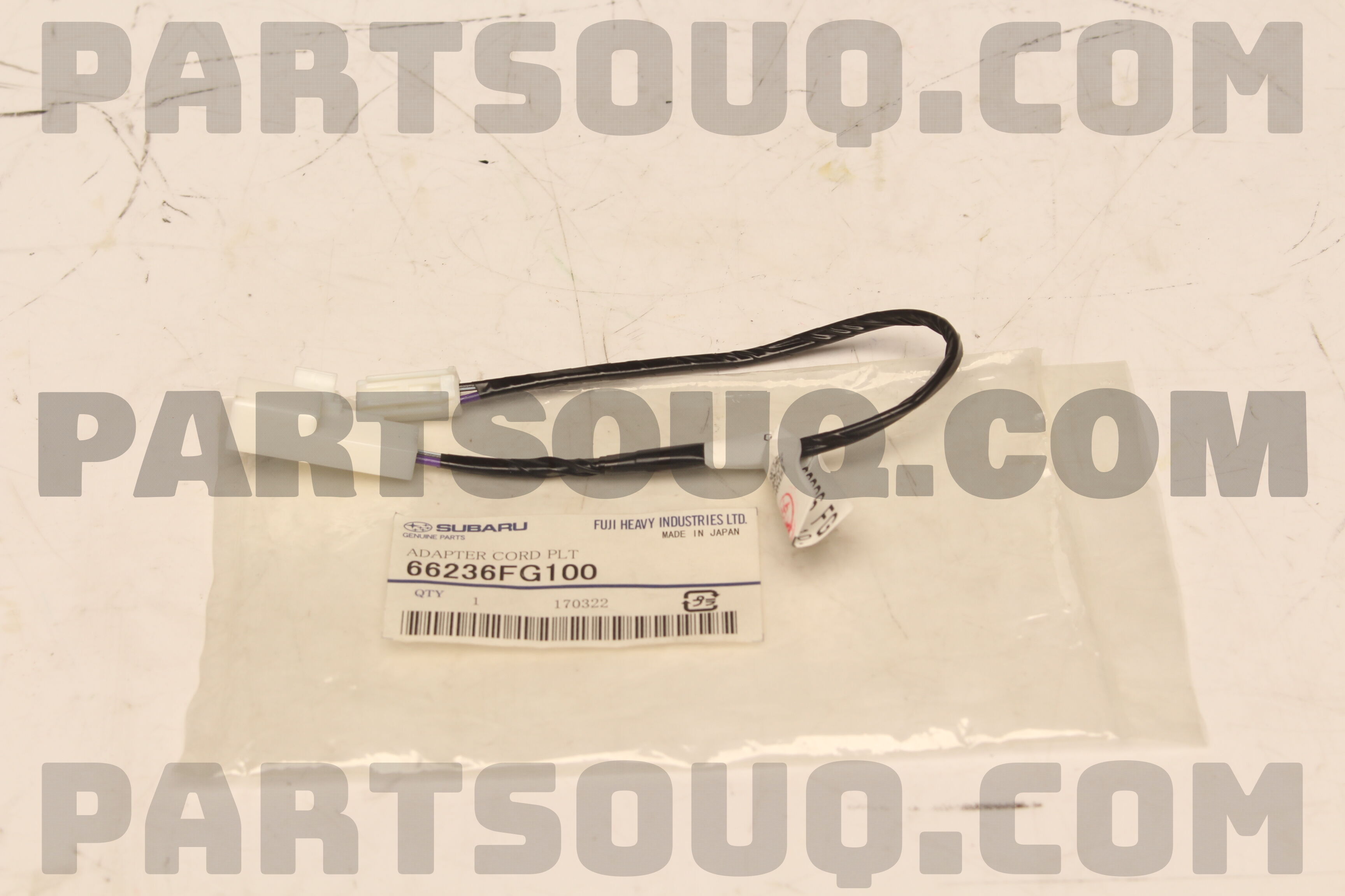 FE FO フランク・ホーヴァット ZF GR ADAPTER CORD PLT 66236FG100 | Subaru Parts | PartSouq