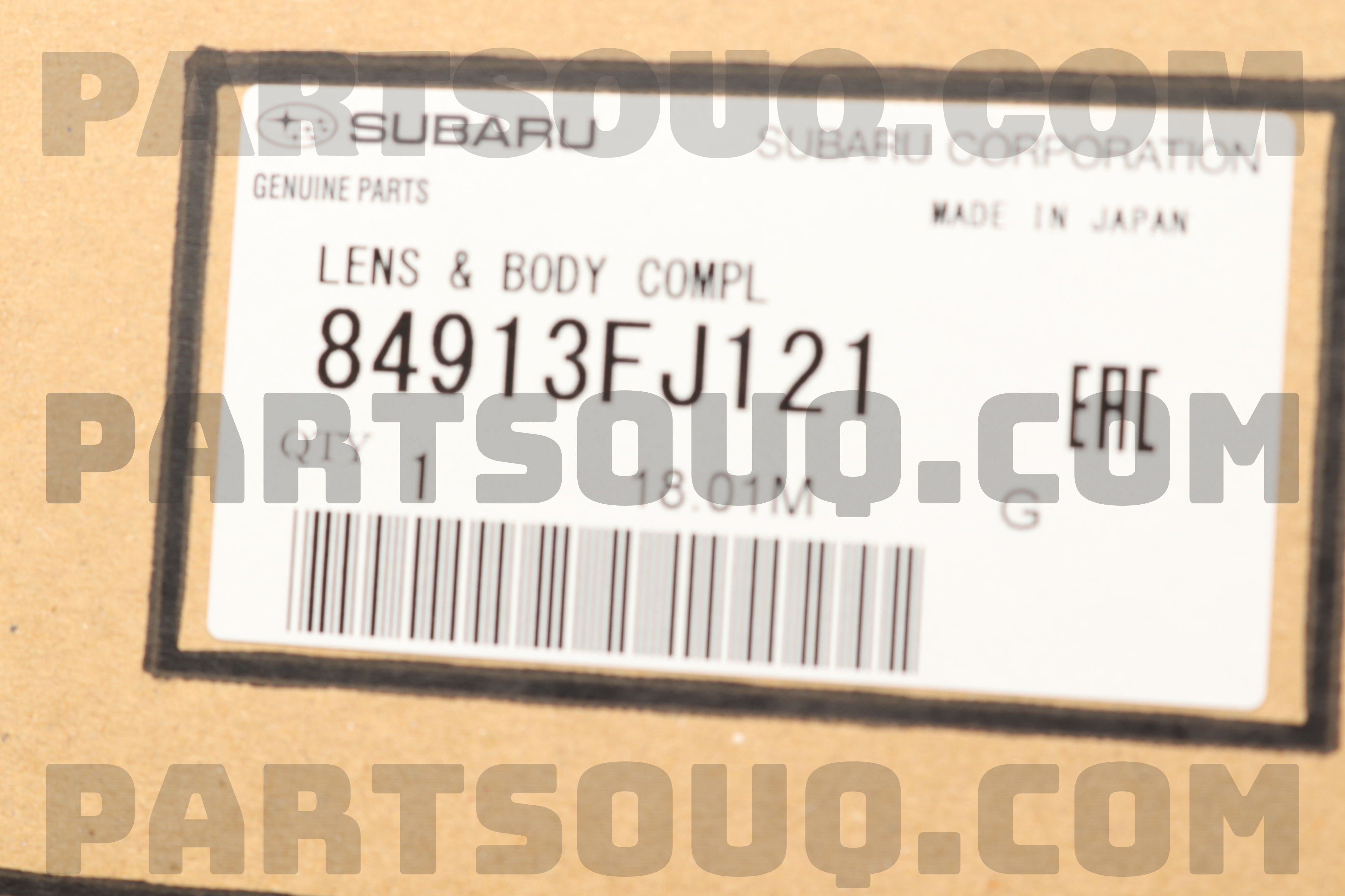 LENS & BODY COMPL 84913FJ120 | Subaru Parts | PartSouq