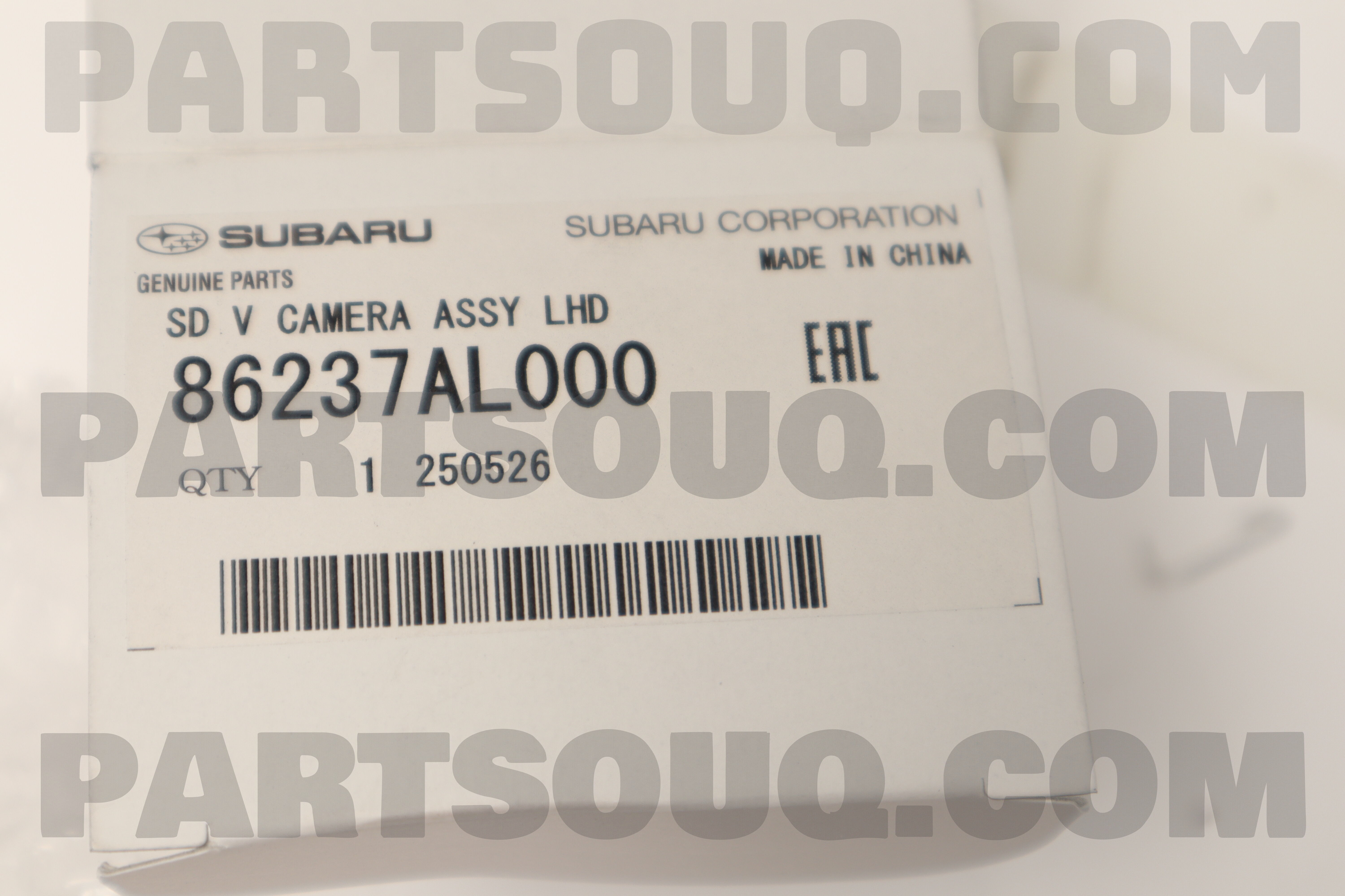 SD V CAMERA ASSY LHD 86237AL000 | Subaru Parts | PartSouq