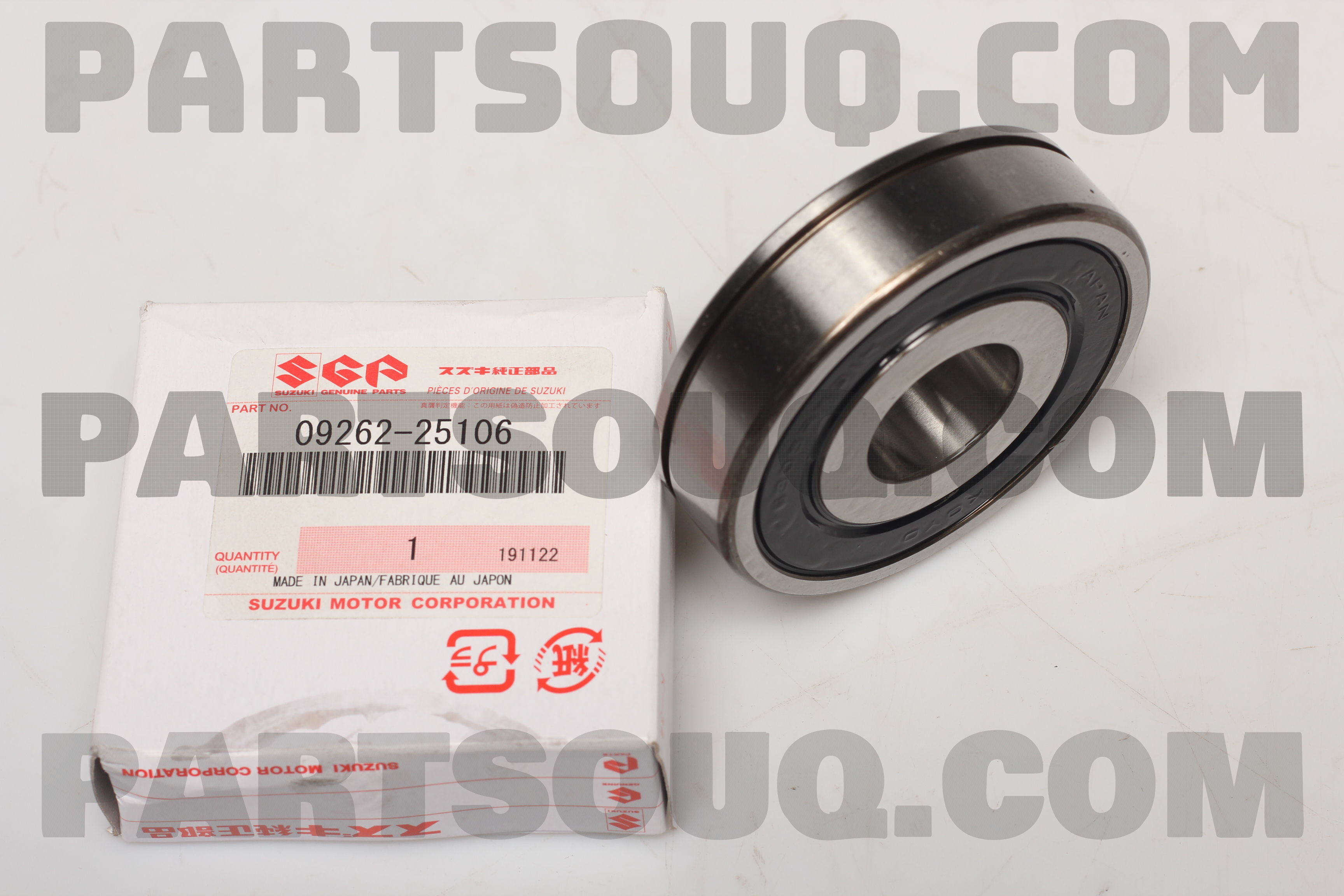 BEARING (25X72X19) 0926225106 | Suzuki Parts | PartSouq