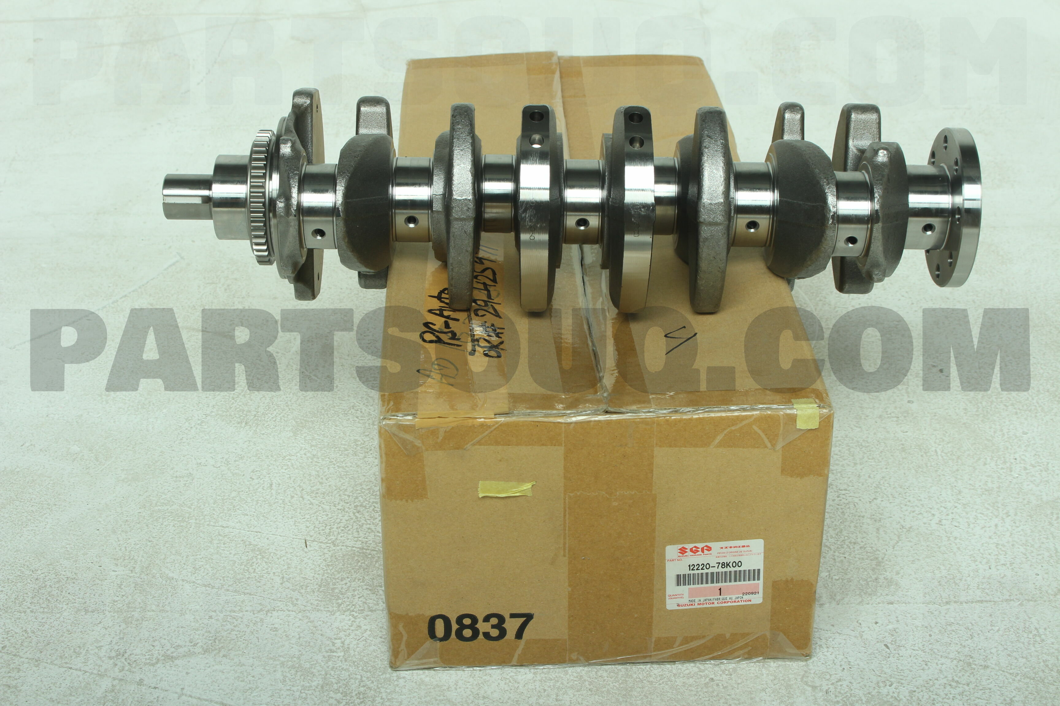 高質で安価 1222078K00 CRANKSHAFT | PartSouq | Parts Suzuki スノーボード