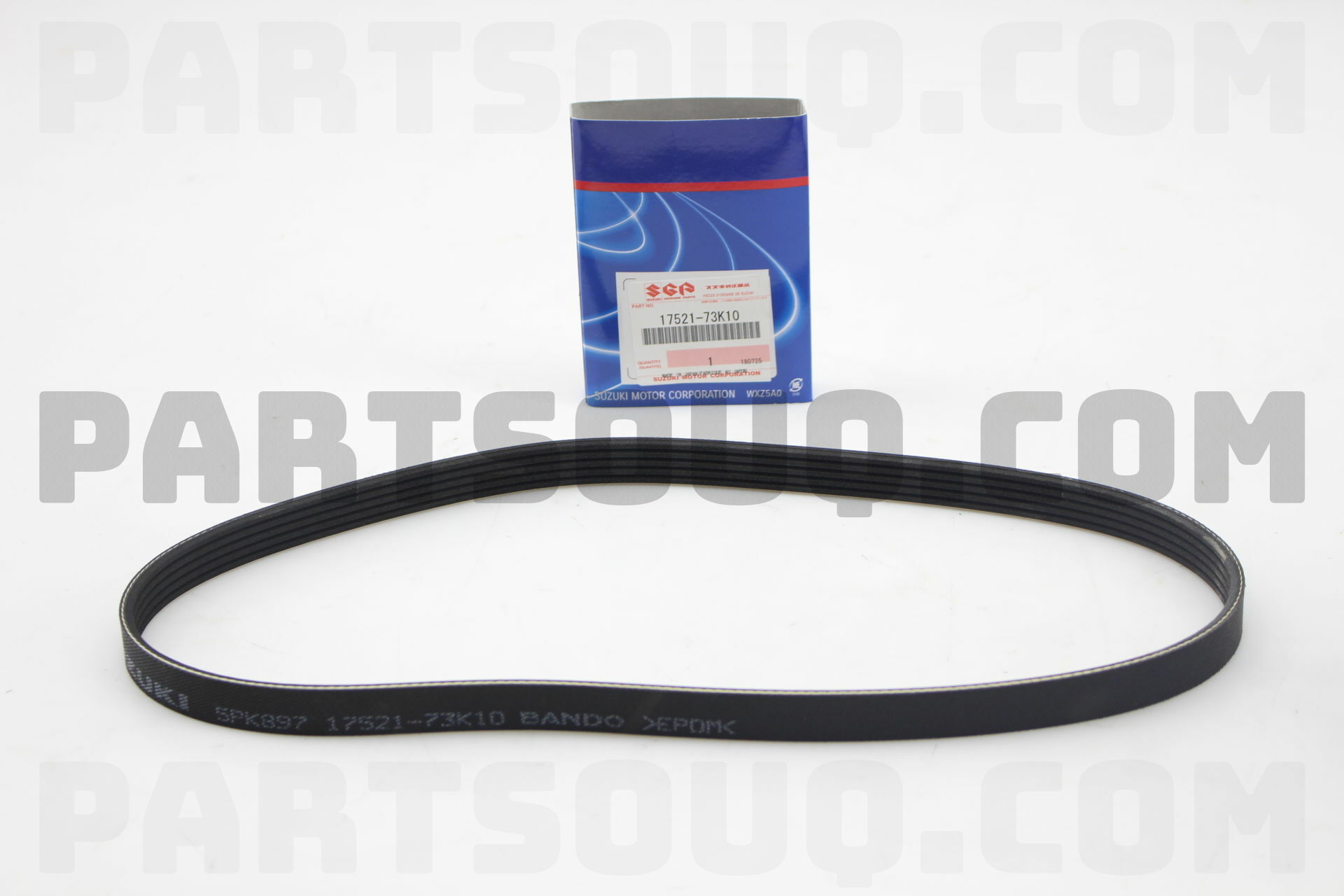 BELT, WATER PUMP (5PK897) 1752173K10 | Suzuki Parts | PartSouq