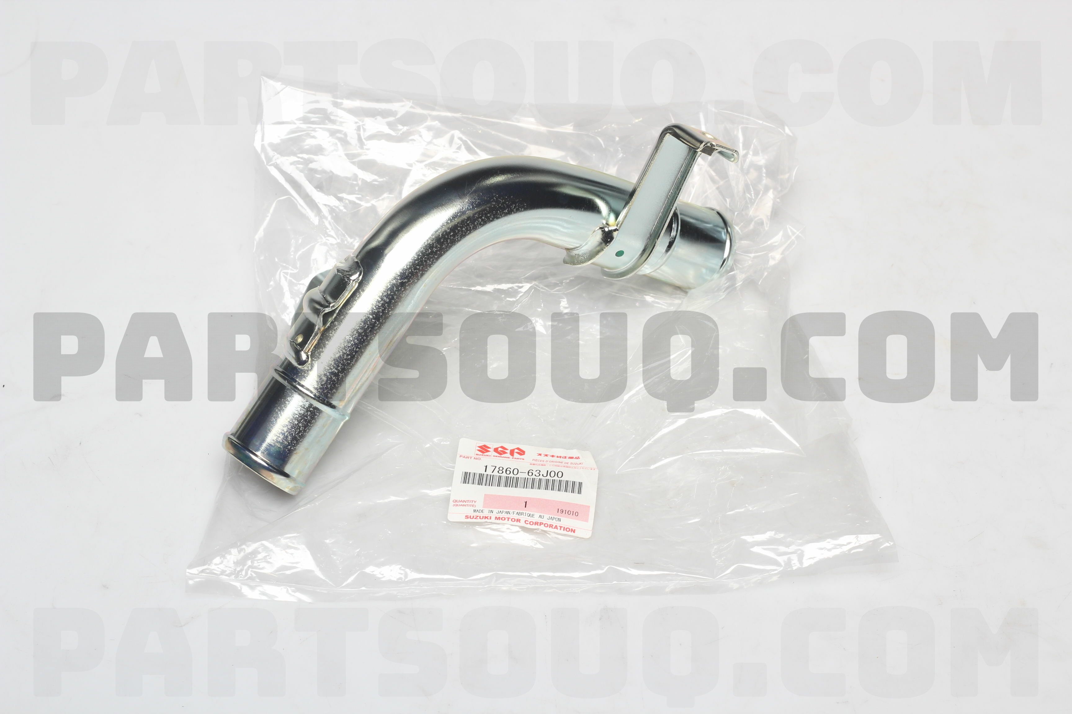 17860-63J00-000 Suzuki Pipe,water inlet no.2 1786063J00000 New Genuine OEM Part