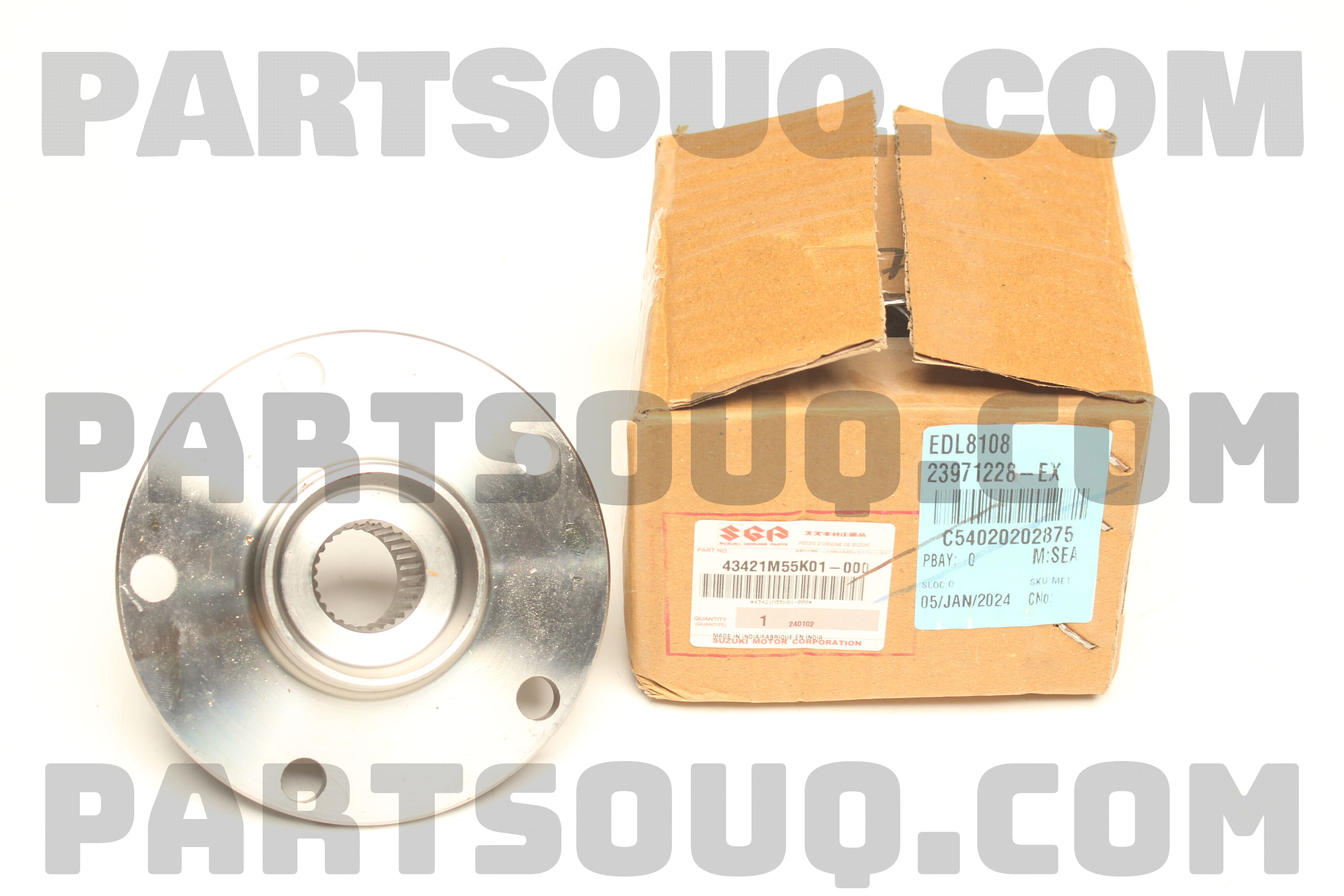 HUB,FRONT WHEEL 43421M55K01 | Suzuki Parts | PartSouq