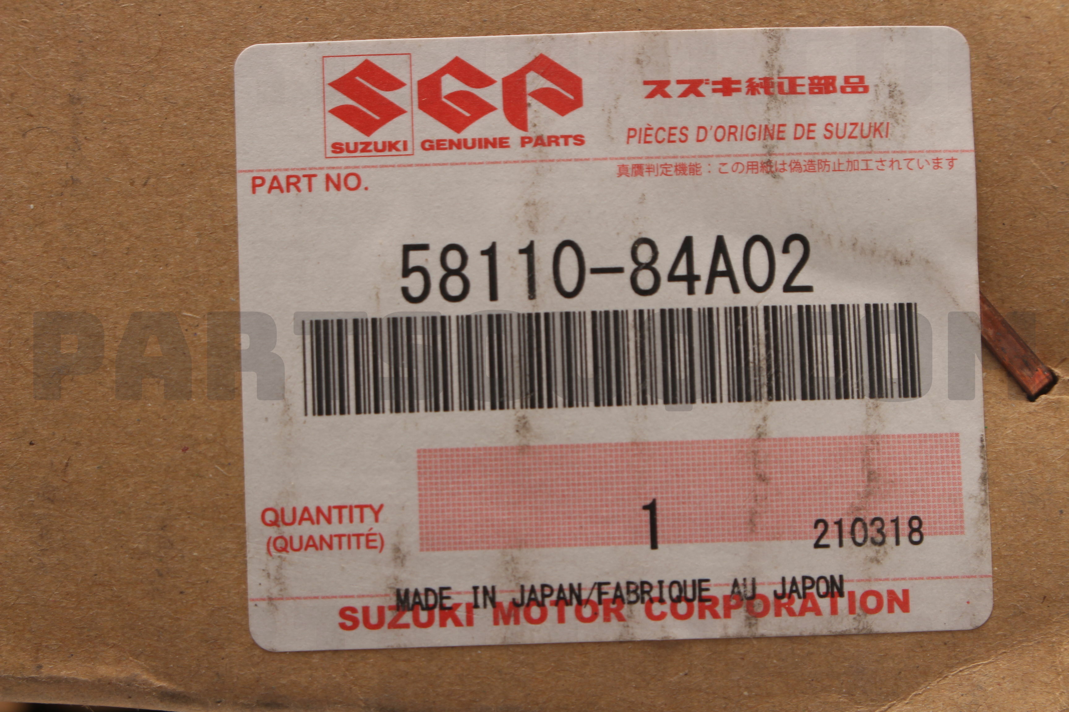 MEMBER,FRONT 5811084A02 | Suzuki Parts | PartSouq