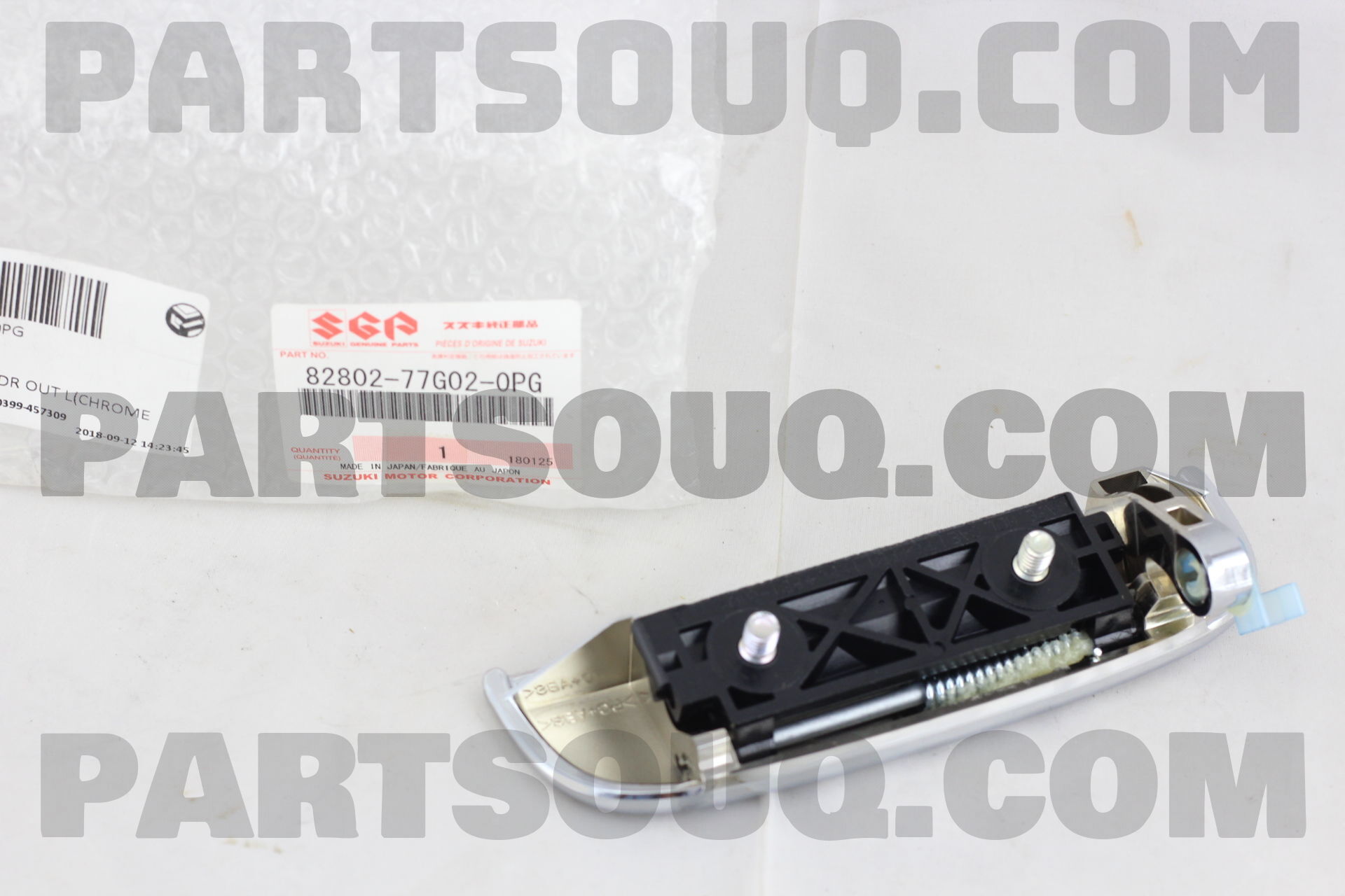 HANDLE ASSY,DR OUT,L(CHROME) 8280277G010PG | Suzuki Parts | PartSouq