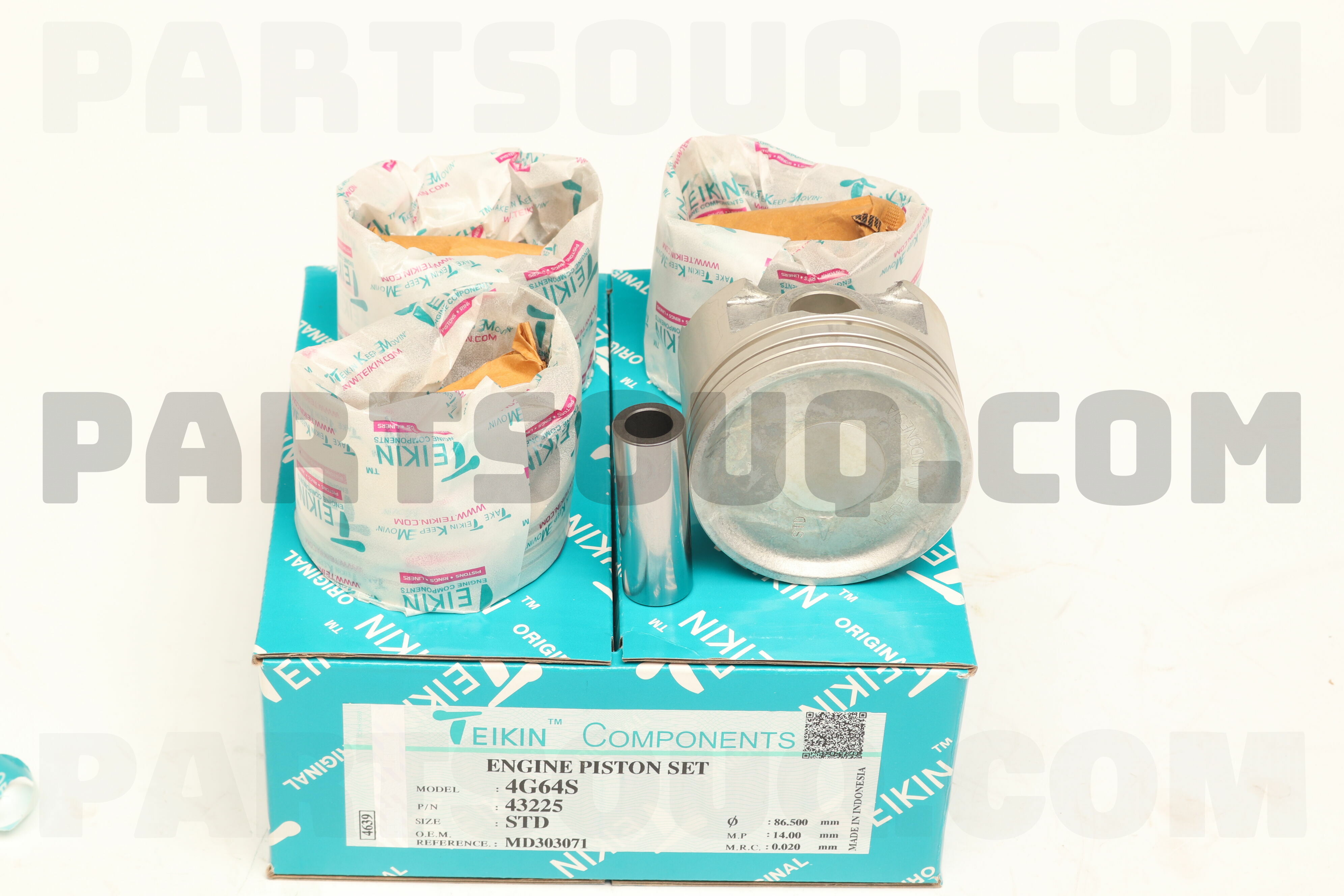 とんとん出品です PISTON SET STD 4G64S (SET OF 1) 43225STD | TEIKIN Parts