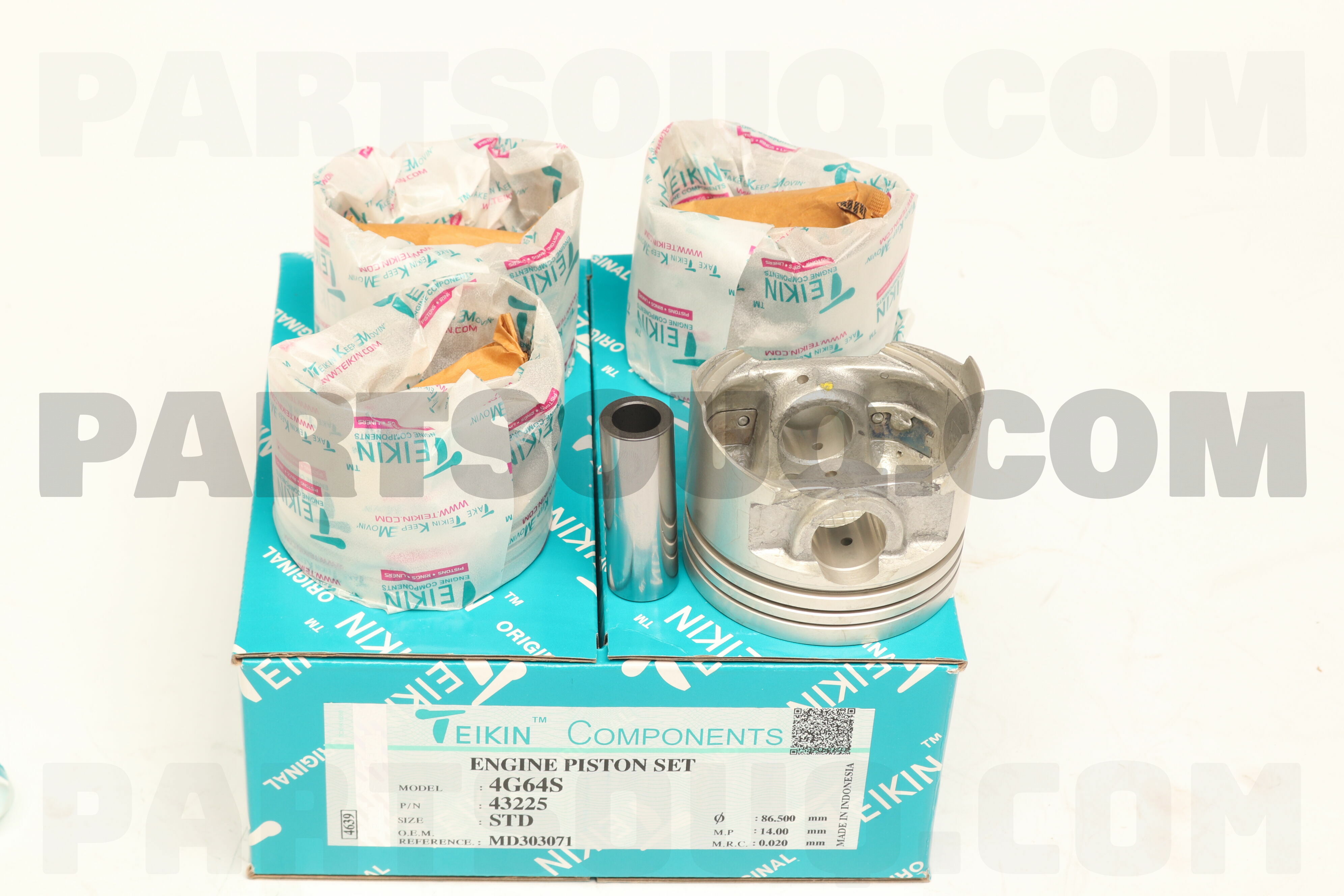 とんとん出品です PISTON SET STD 4G64S (SET OF 1) 43225STD | TEIKIN Parts