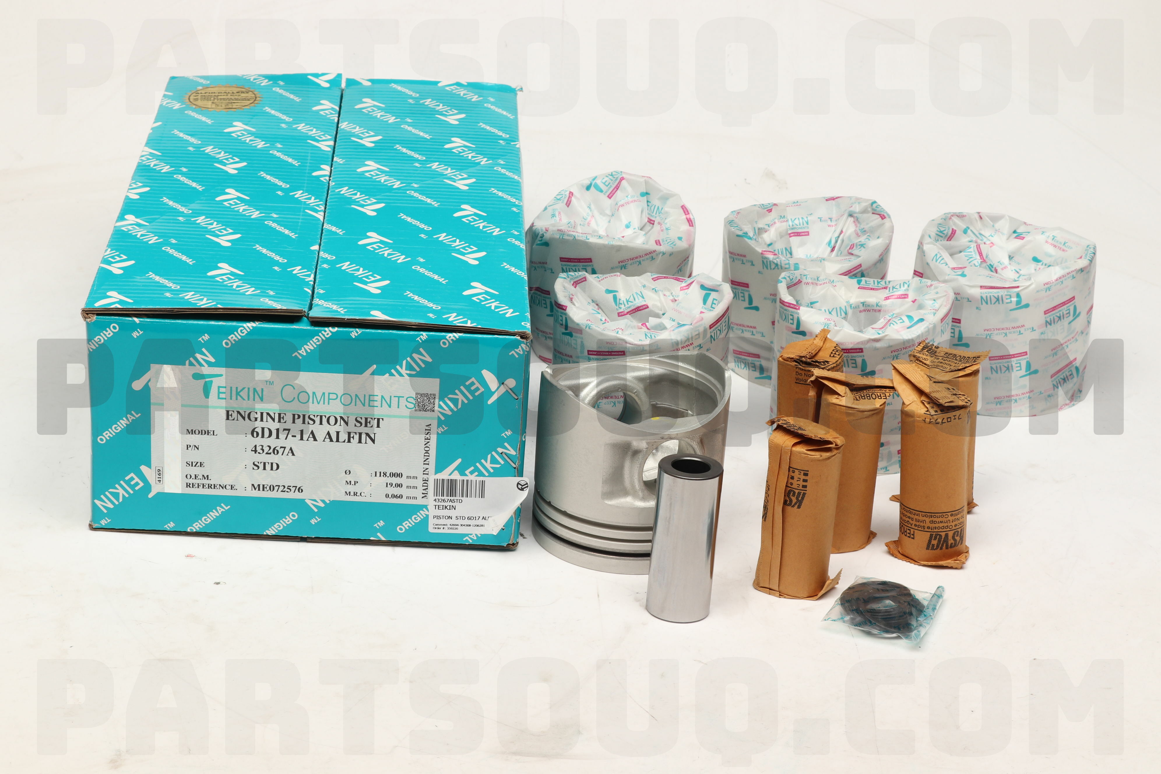 【正規取扱店】 PISTON TEIKIN | 43267ASTD 1) OF (SET ALFIN 6D17 STD SET フェイスクリーム