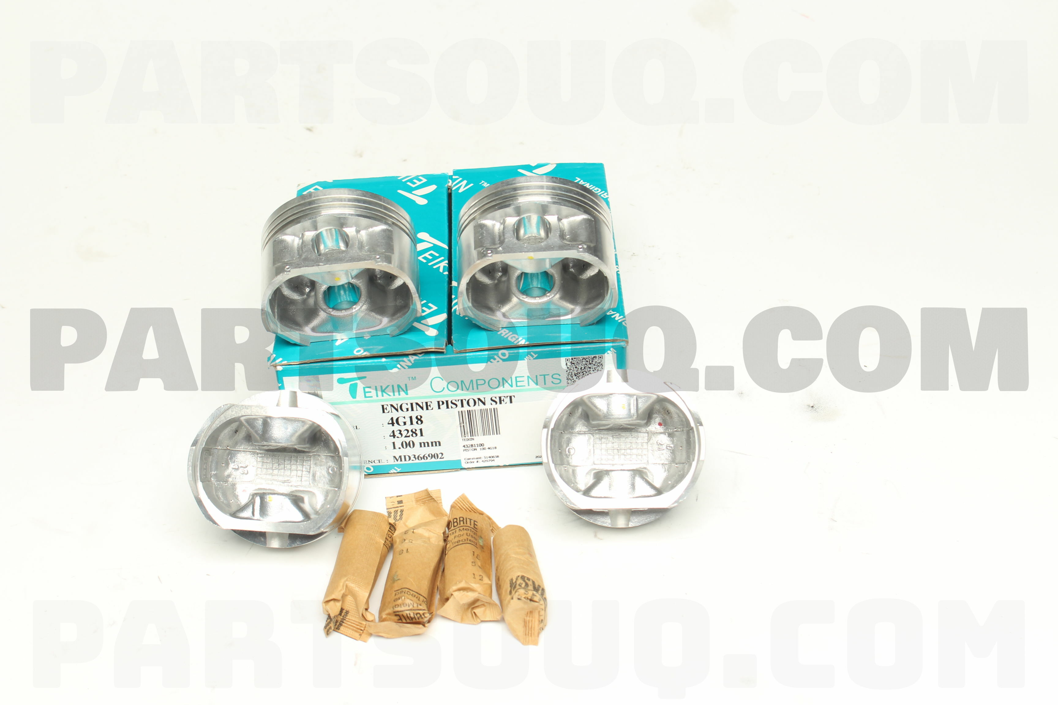 PISTON SET 100 4G18 (SET OF 1) 43281100 | TEIKIN Parts