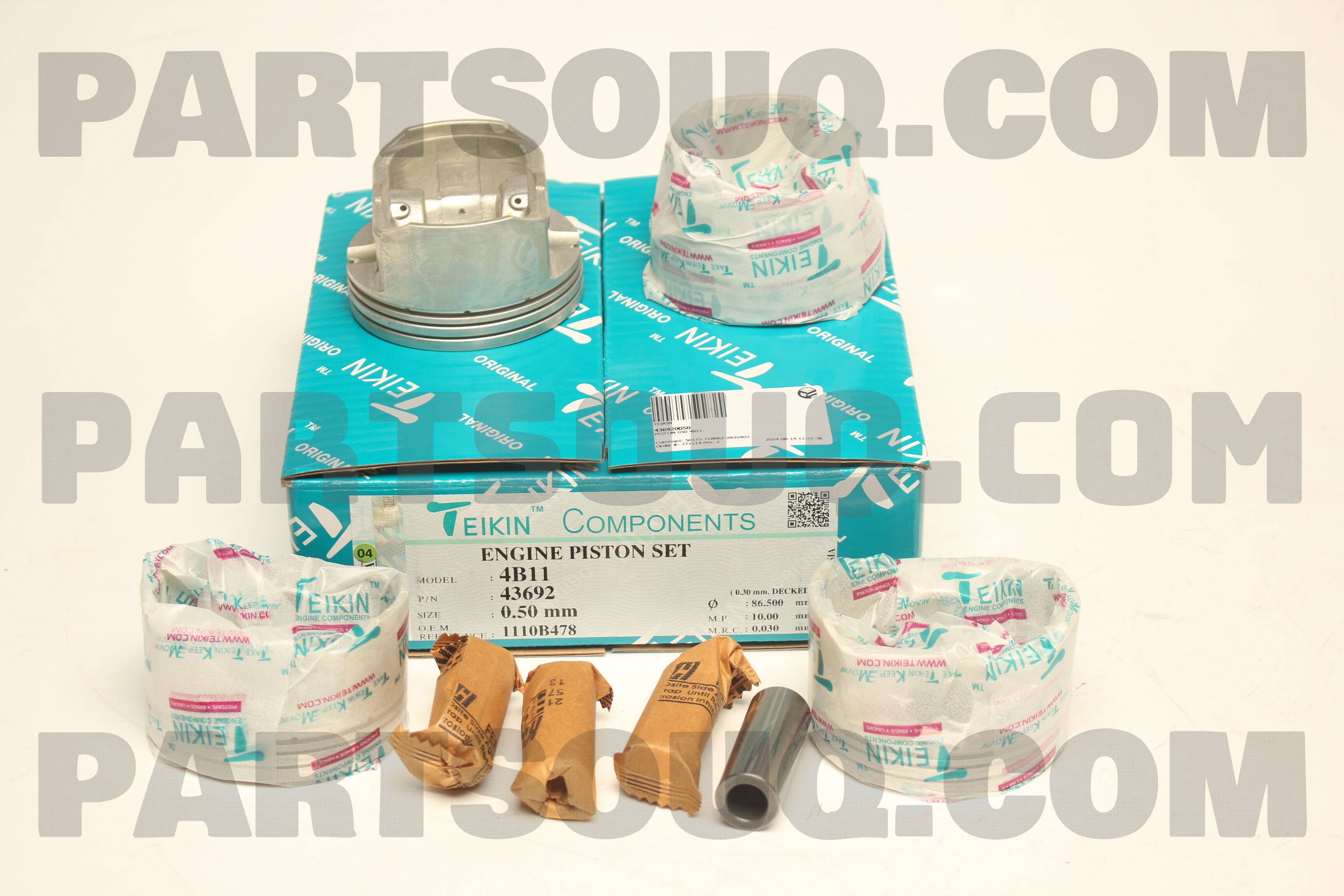 PISTON & PIN ASSY 1110B478 | Mitsubishi Parts | PartSouq