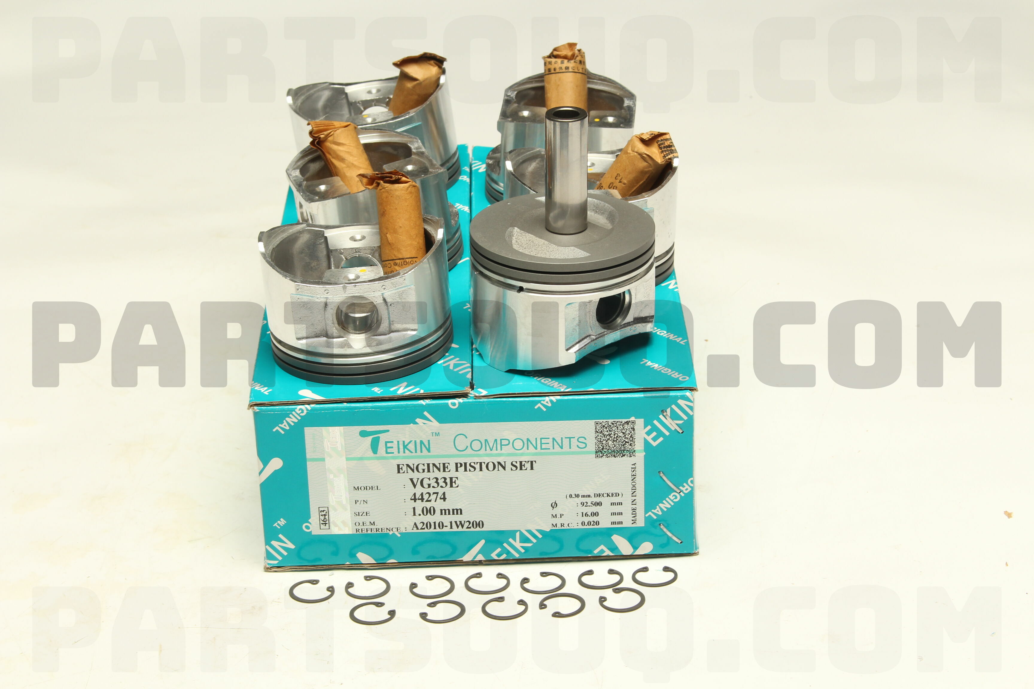PISTON SET 100 VG33E (SET OF 1) 44274100 | TEIKIN Parts